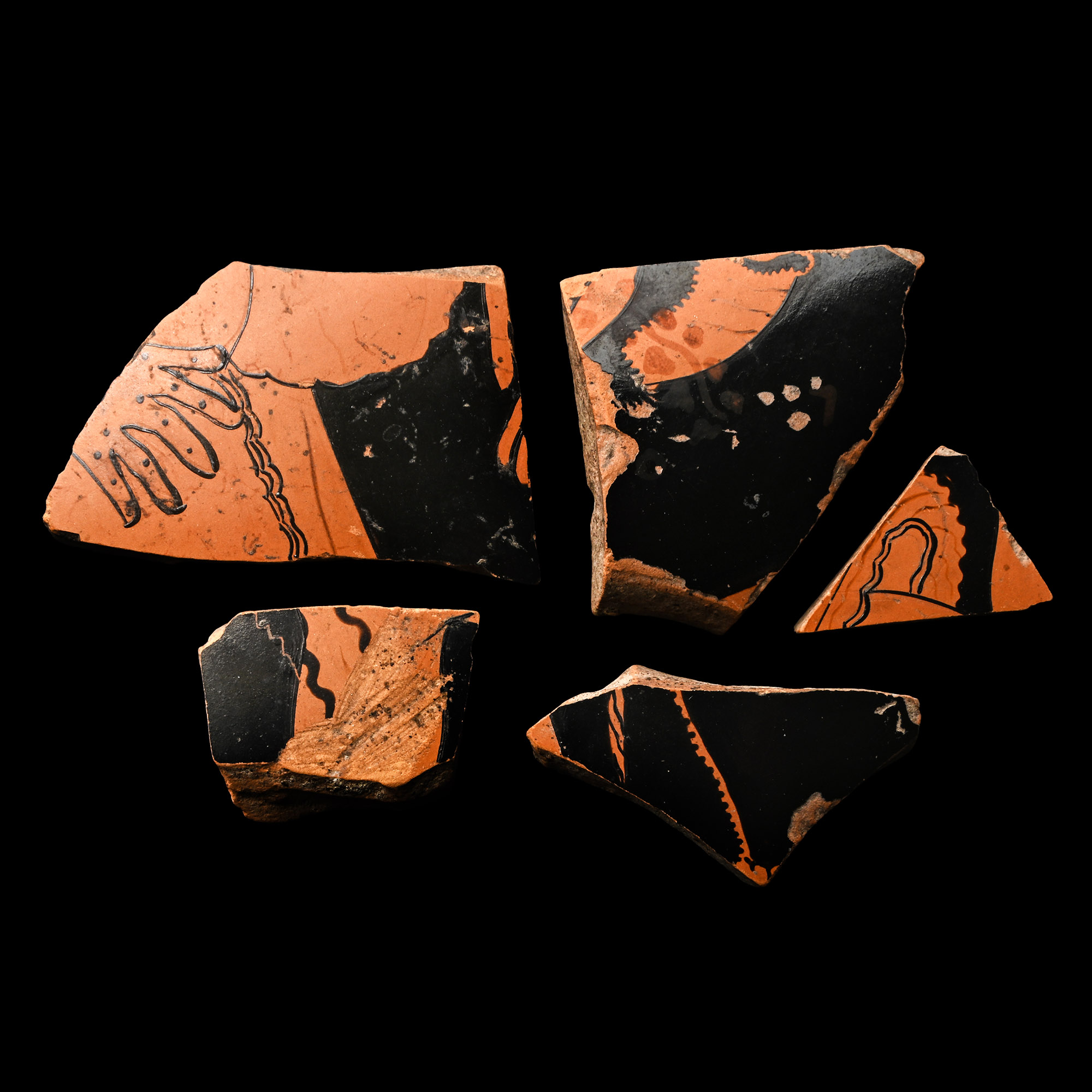Greek Attic Red-Figure Fragments