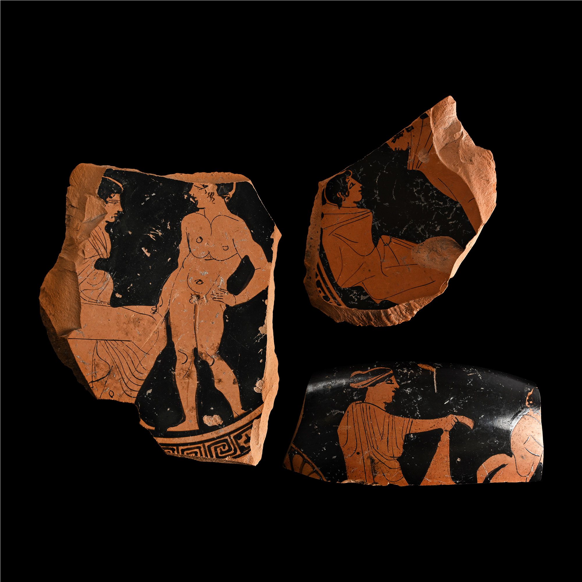 Greek Attic Red-Figure Fragment Collection