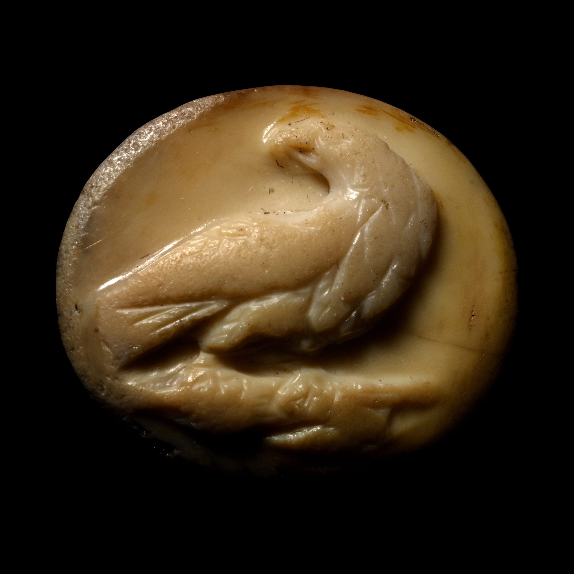 Medieval Agate Cameo of an Eagle