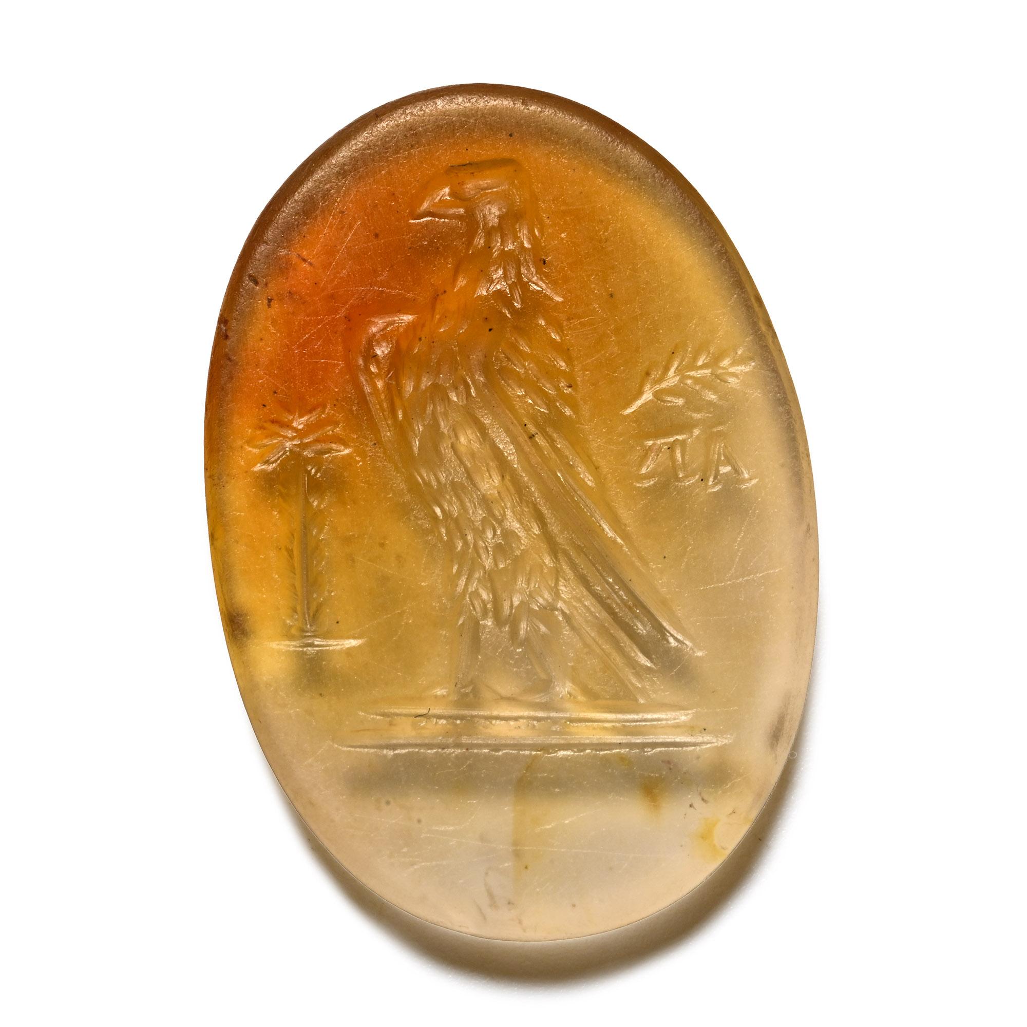 Roman Agate Gemstone with Eagle