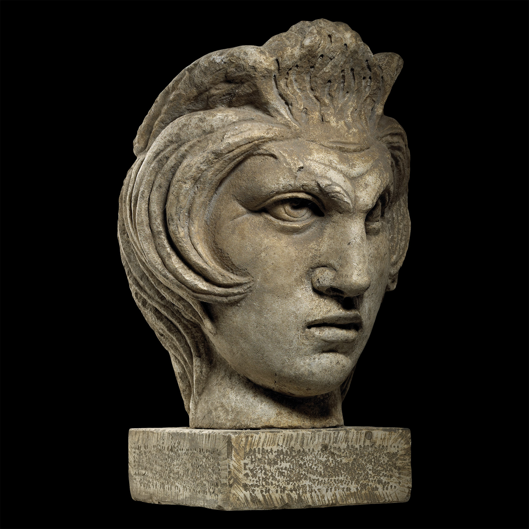 Post Medieval Marble Portrait of a Man