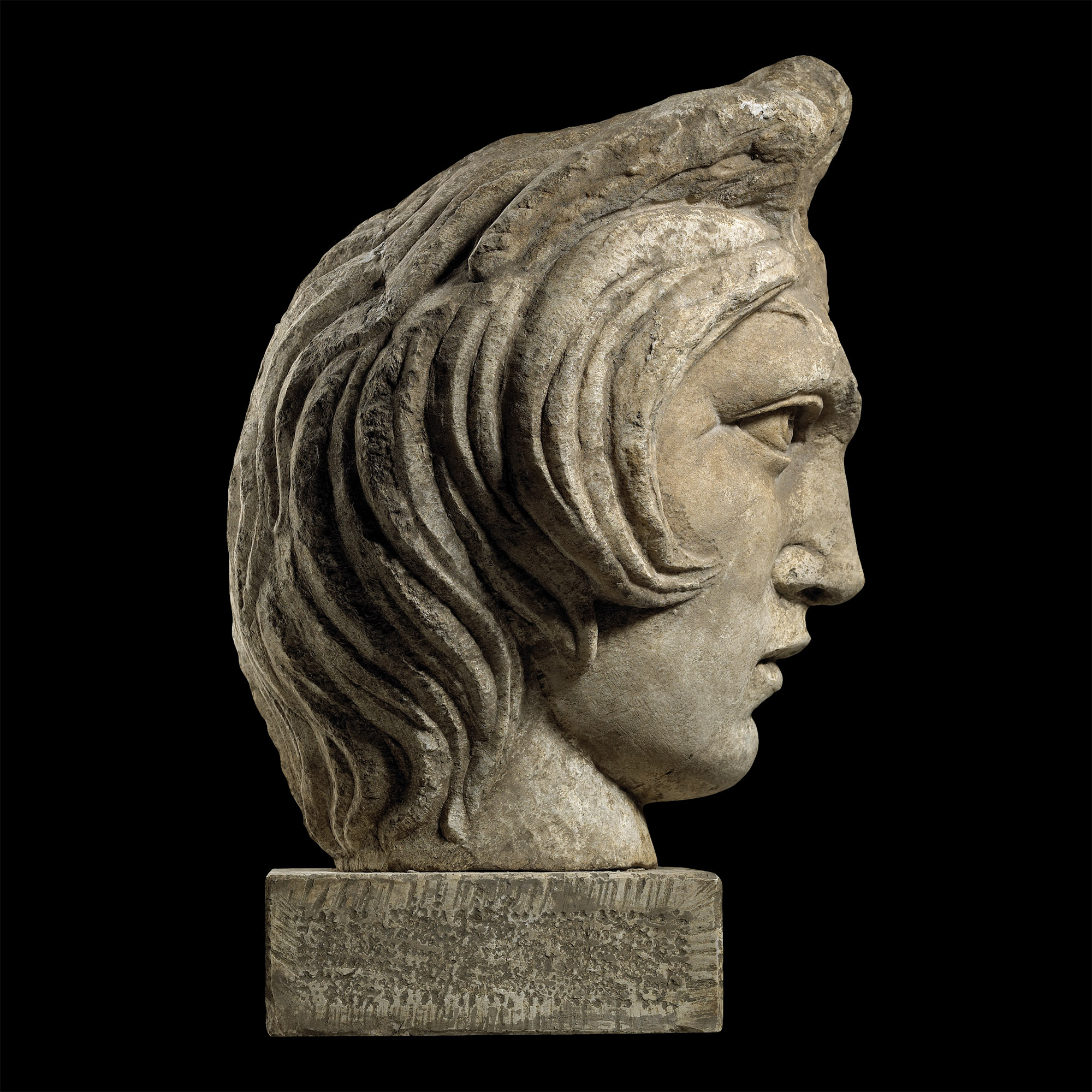 Post Medieval Marble Portrait of a Man