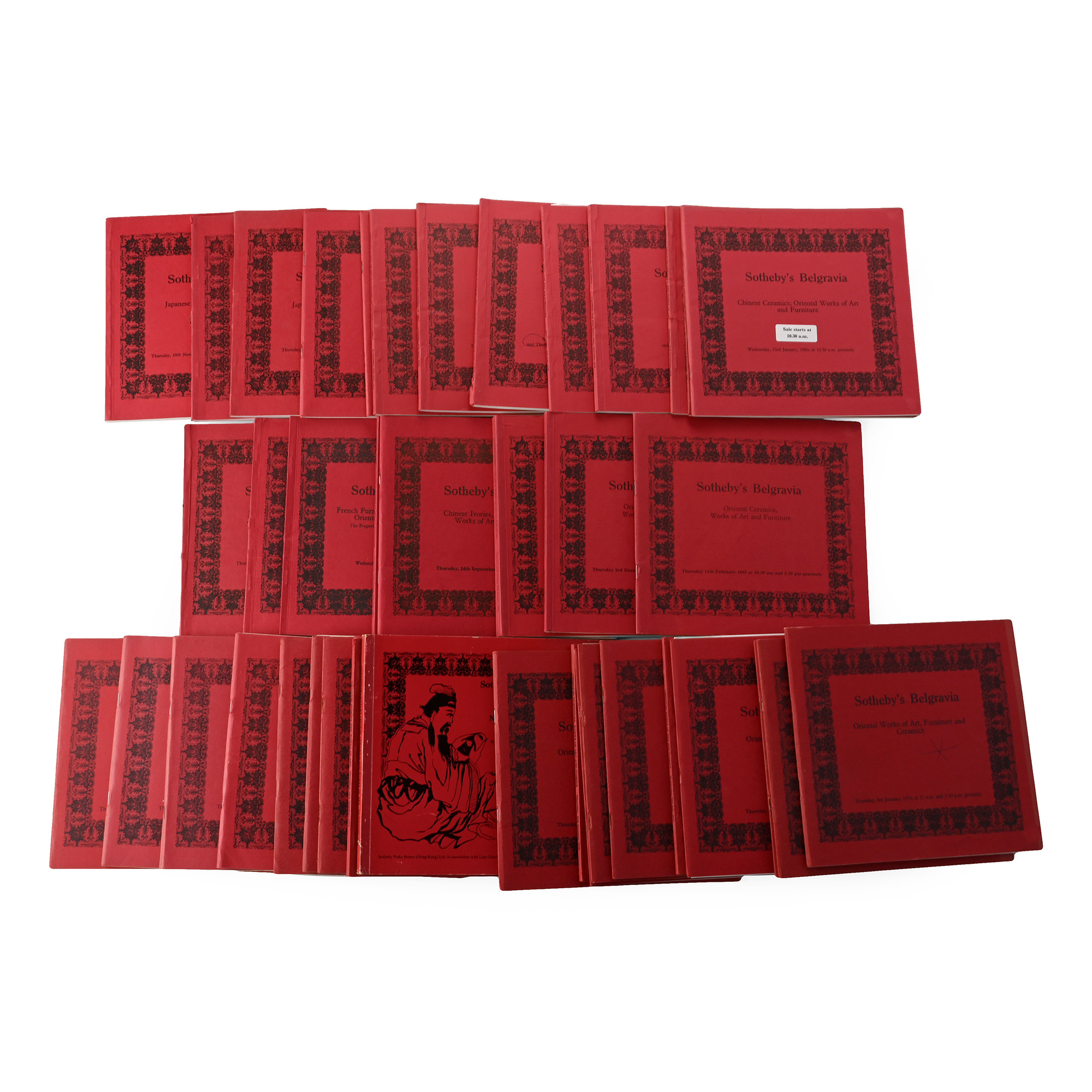 Sotheby's Belgravia Chinese and Asian Art Auction Catalogue Group - 40 Titles
