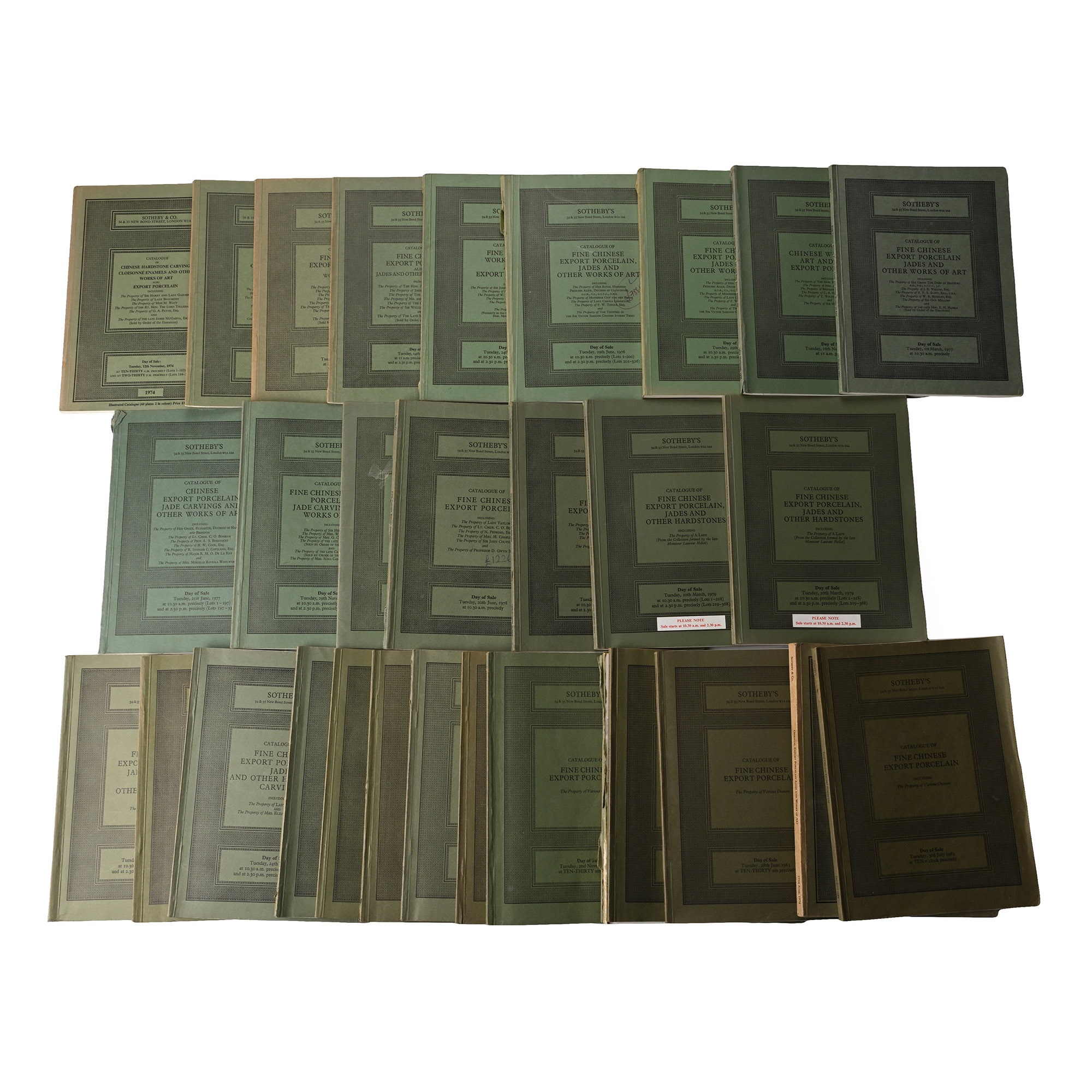 Sotheby's Chinese and Asian Art Auction Catalogue Group - 30 Titles