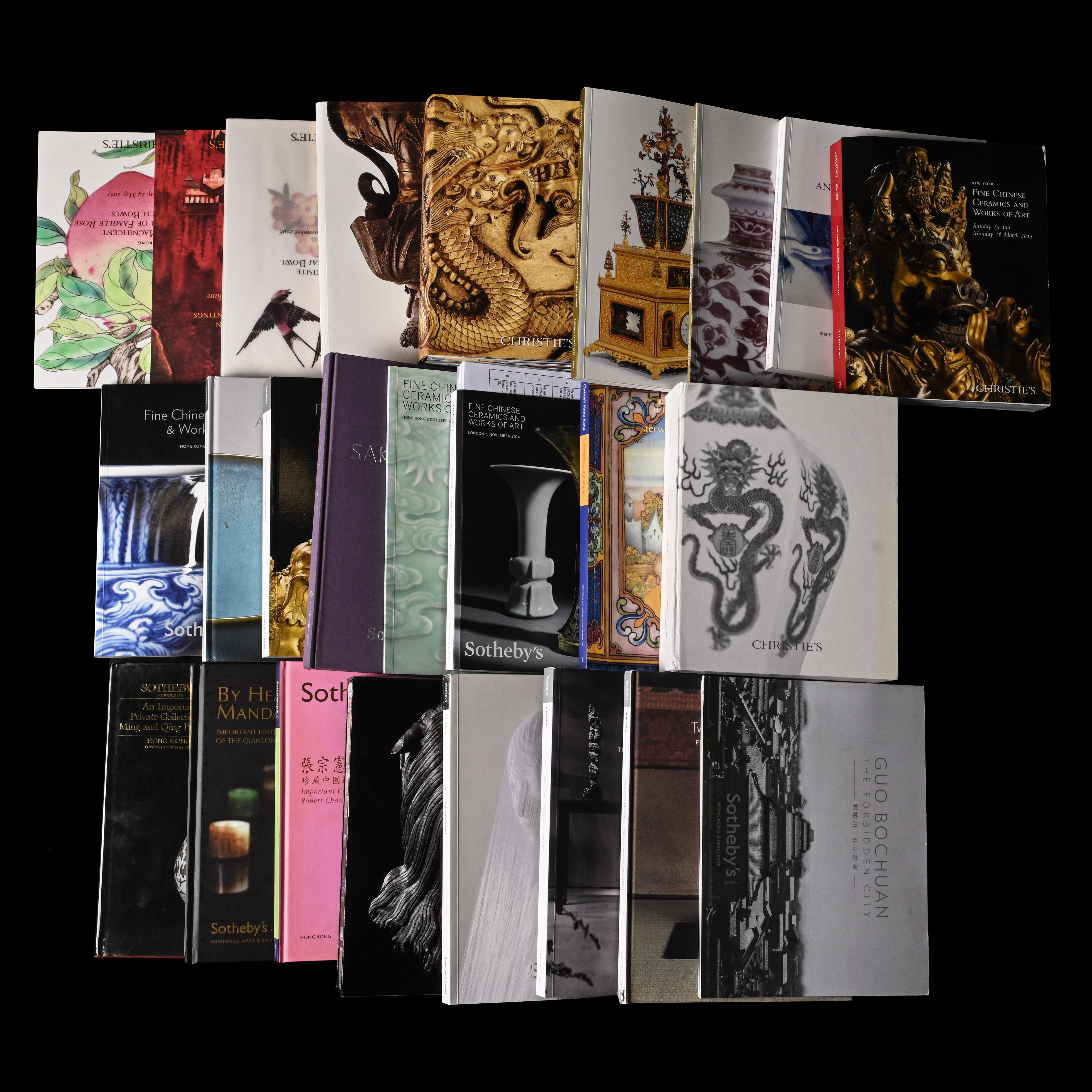 Sotheby's and Christie's Chinese and Asian Art Auction Catalogue Group - 27 Titles