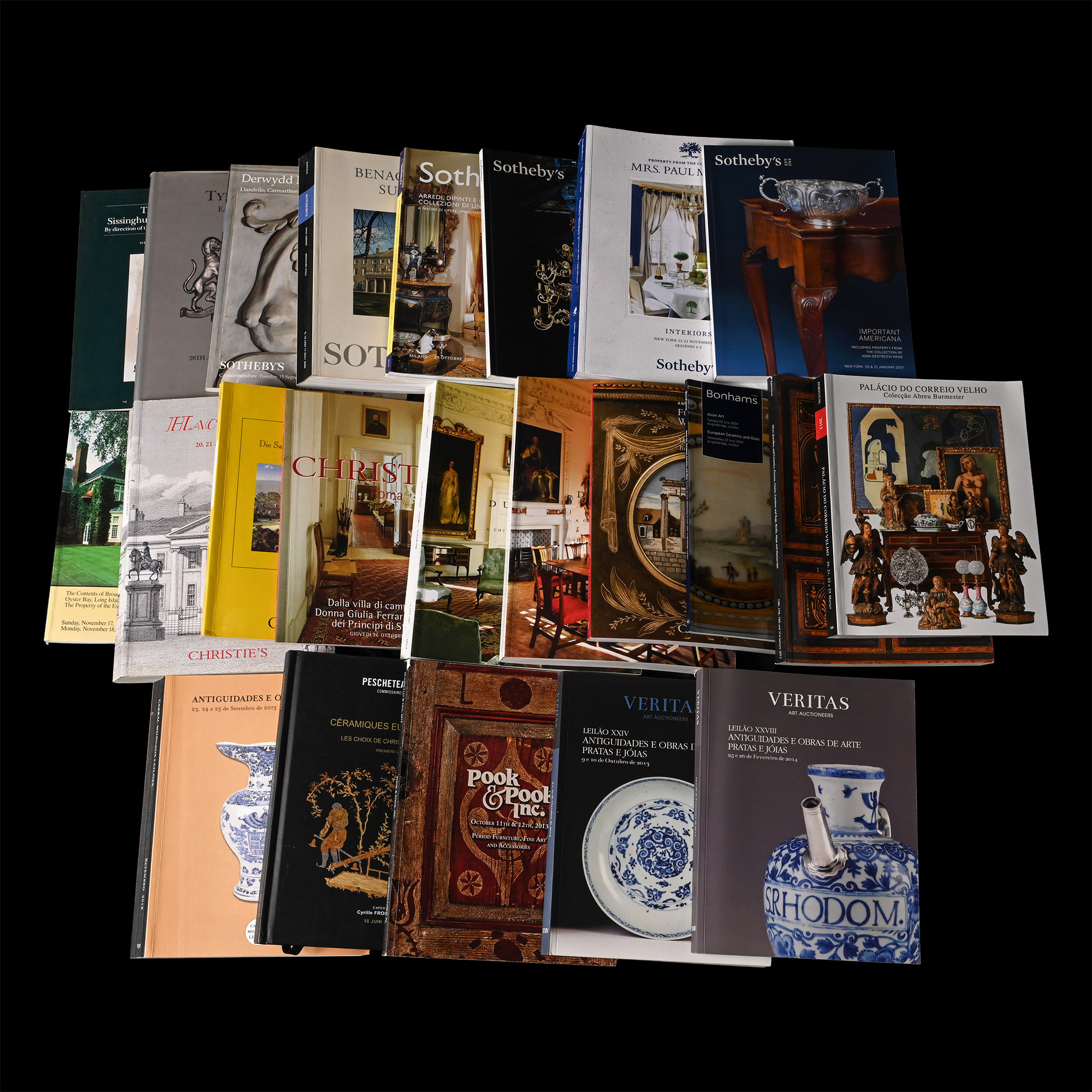 Christie's, Sotheby's and Other English, European and American Antique Art Auction Catalogues - 23 Titles