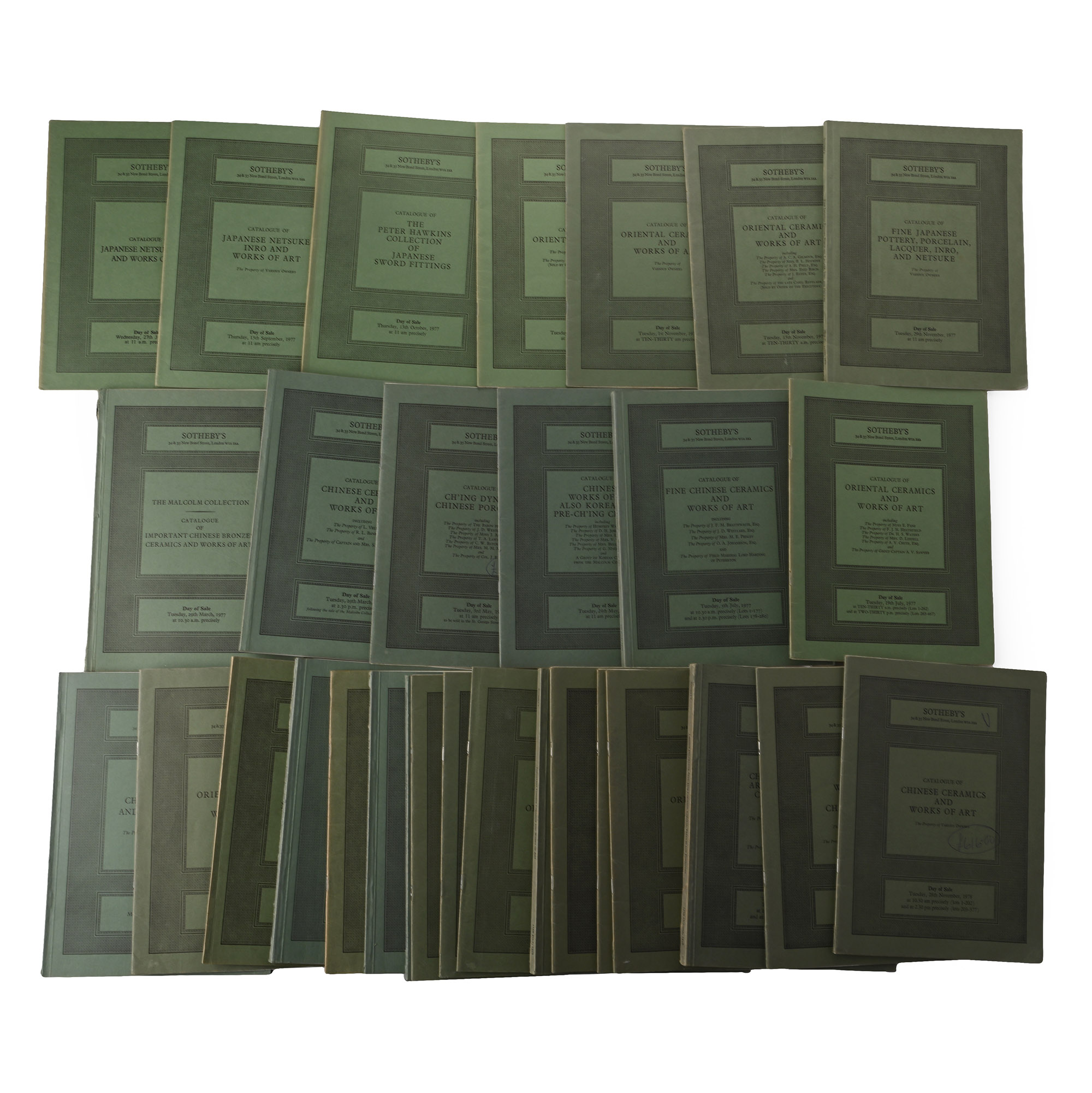 Sotheby's Chinese and Asian Art Auction Catalogue Group - 31 Titles