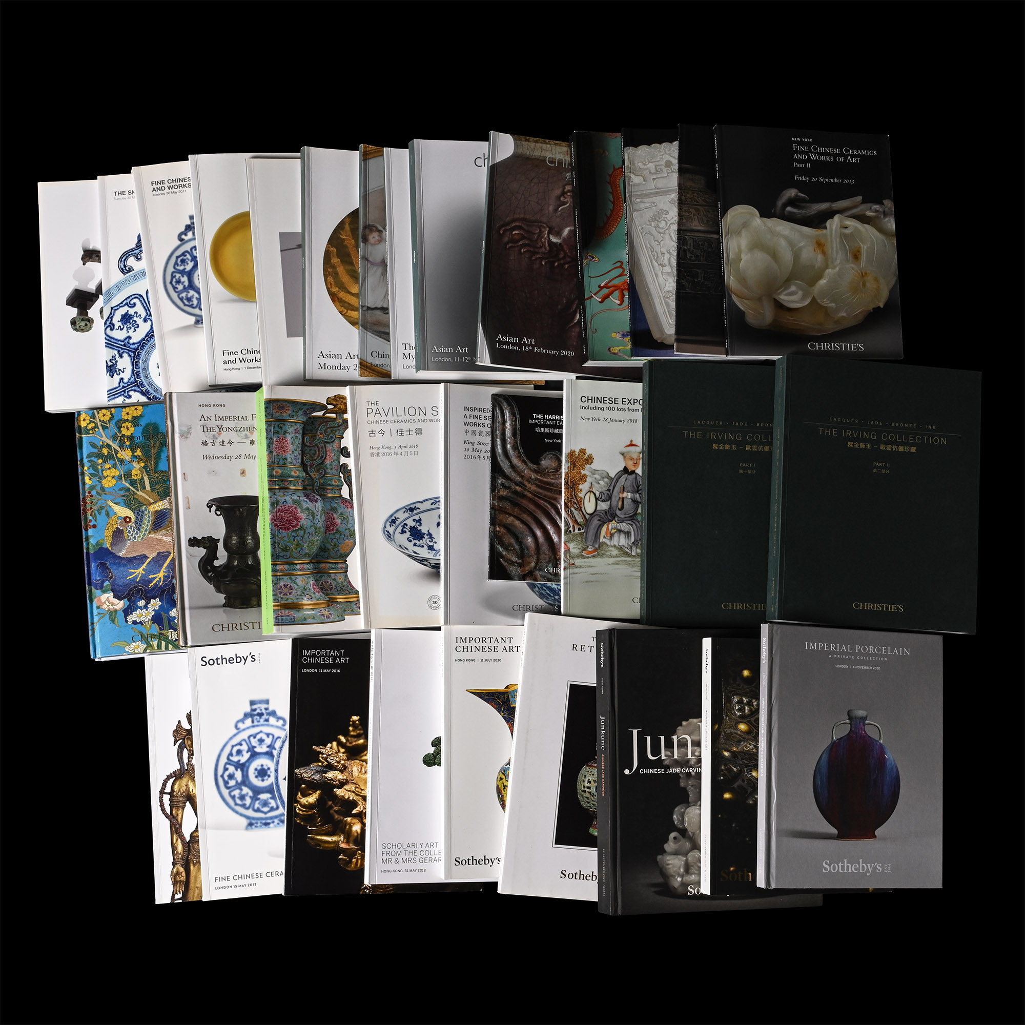 Christie's, Sotheby's, Chiswick and Bonhams Chinese and Asian Art Auction Catalogue Group - 33 Titles