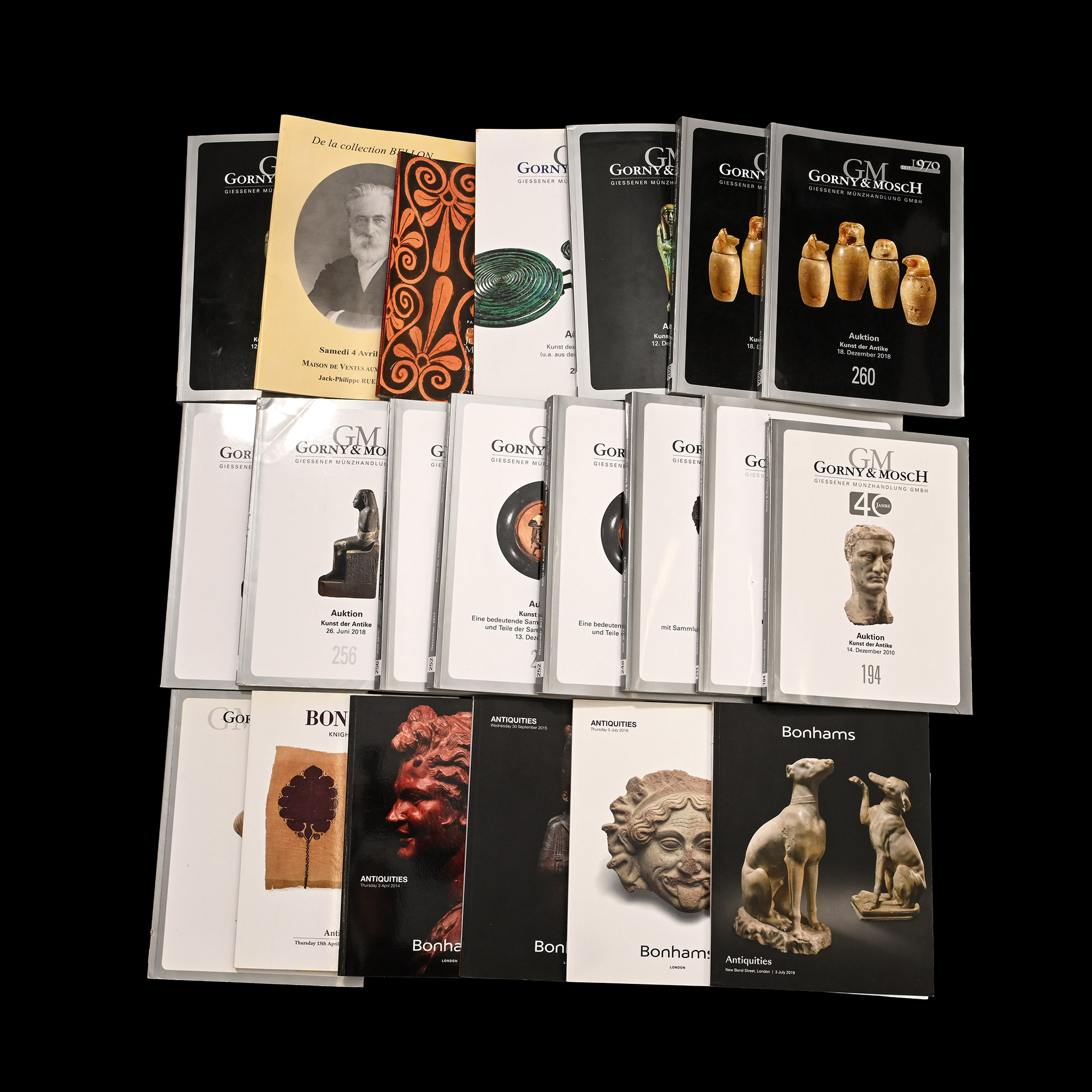 Gorny & Mosch, Bonhams and Other Antiquities and Ancient Art Auction Catalogue Group - 21 Titles