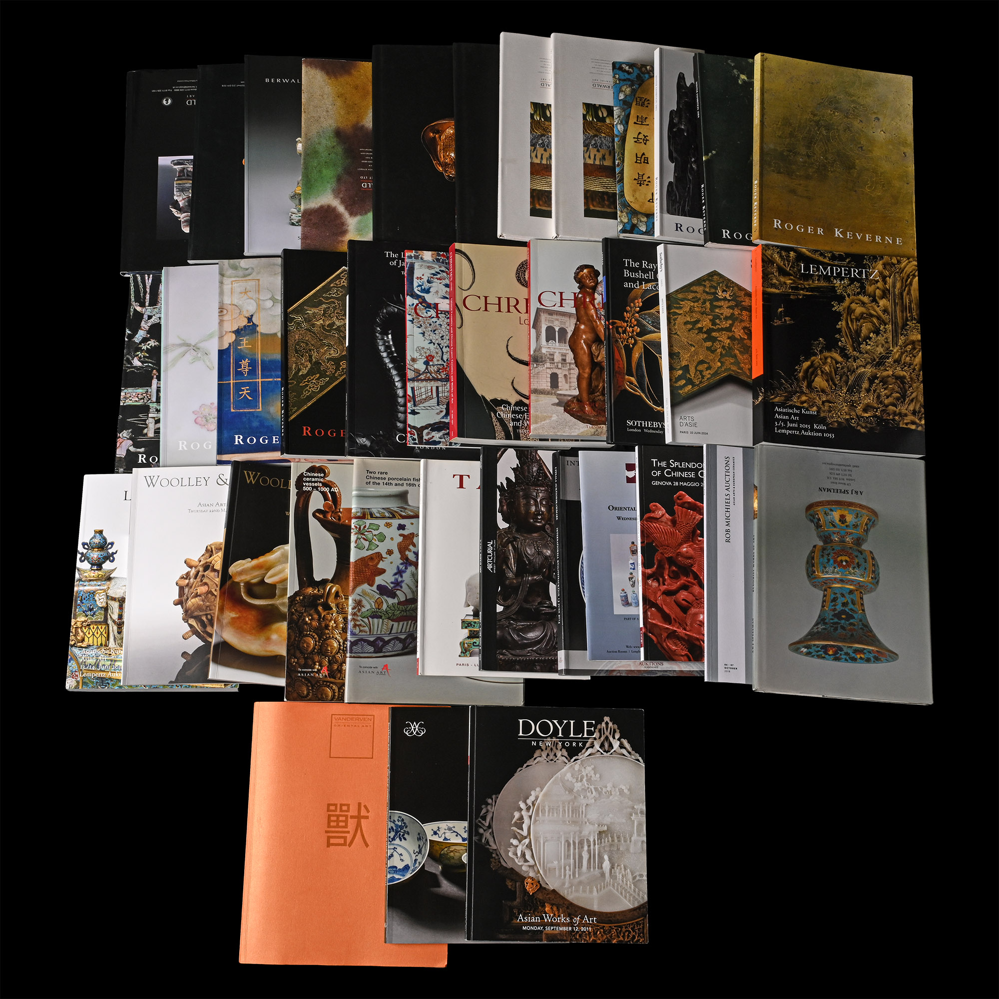 Eskenazi, Roger Keverne, Berwald, Christie's and Other Chinese and Asian Art Auction Catalogue Group - 39 Titles