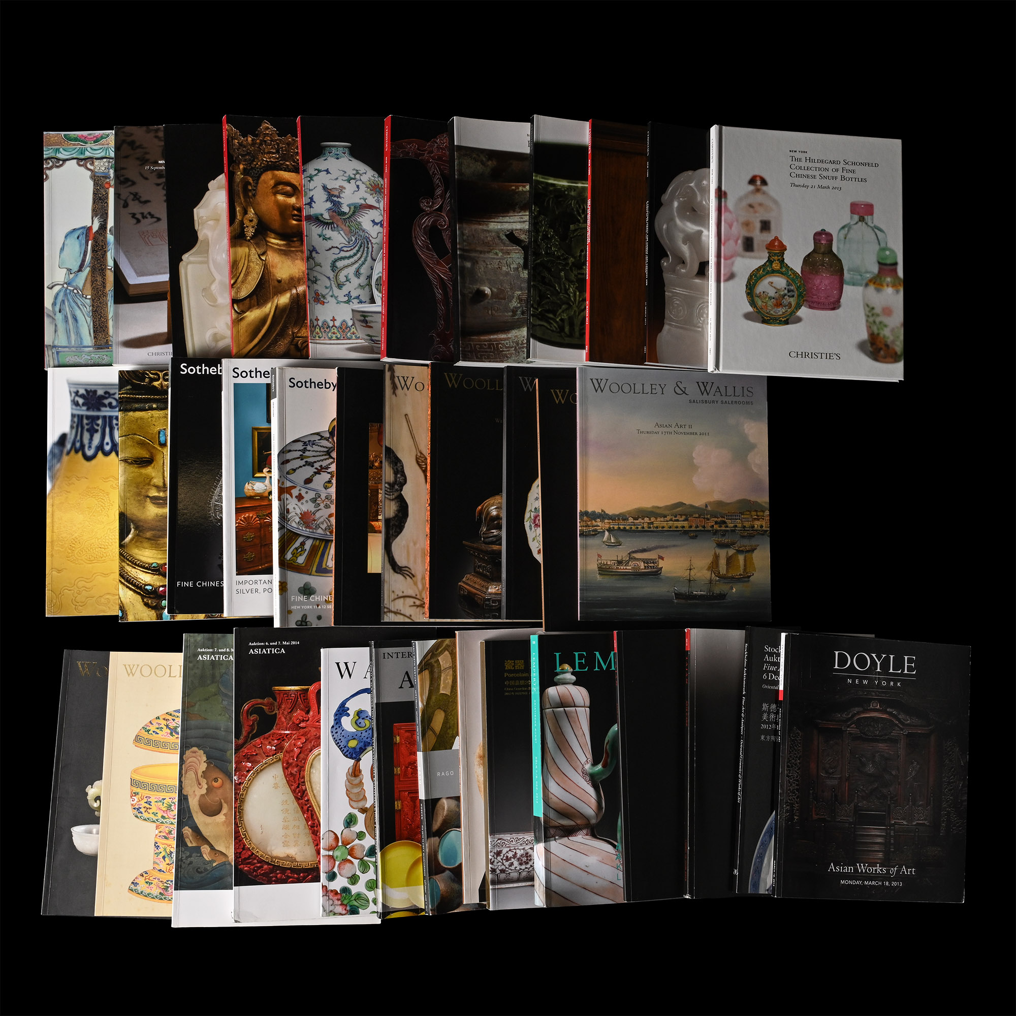 Christie's, Woolley & Wallis, Sotheby's and Other Chinese and Asian Art Auction Catalogue Group - 36 Titles