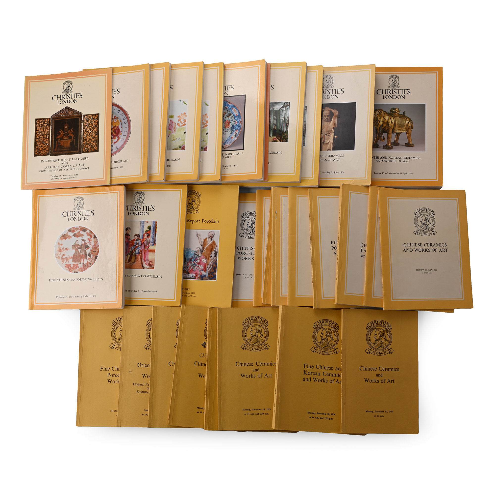 Christie's London Chinese and Asian Art Auction Catalogue Group - 32 Titles