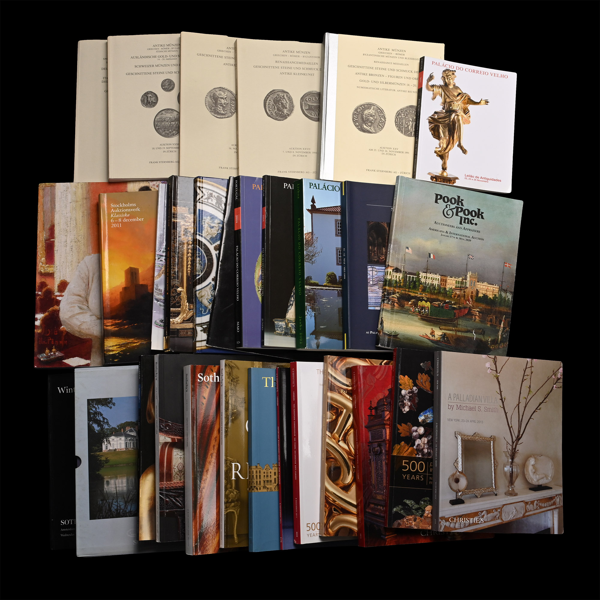 Christie's, Sotheby's and Other English, European and American Antique Art and Coin Auction Catalogues - 30 Titles