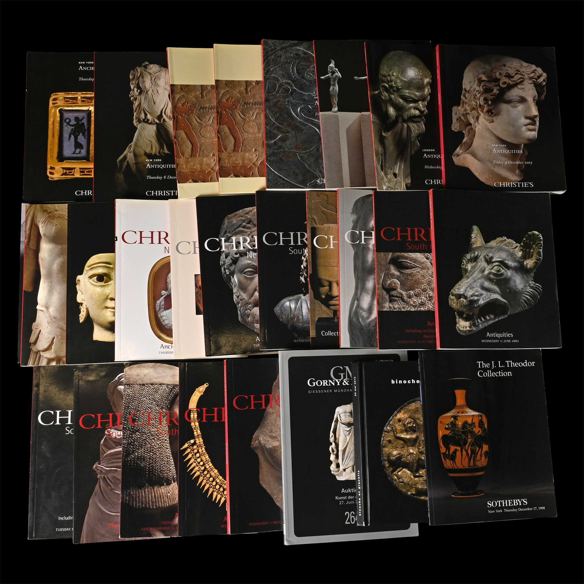 Christie's New York, Christie's London and Other Antiquities and Ancient Art Auction Catalogue Group - 27 Titles
