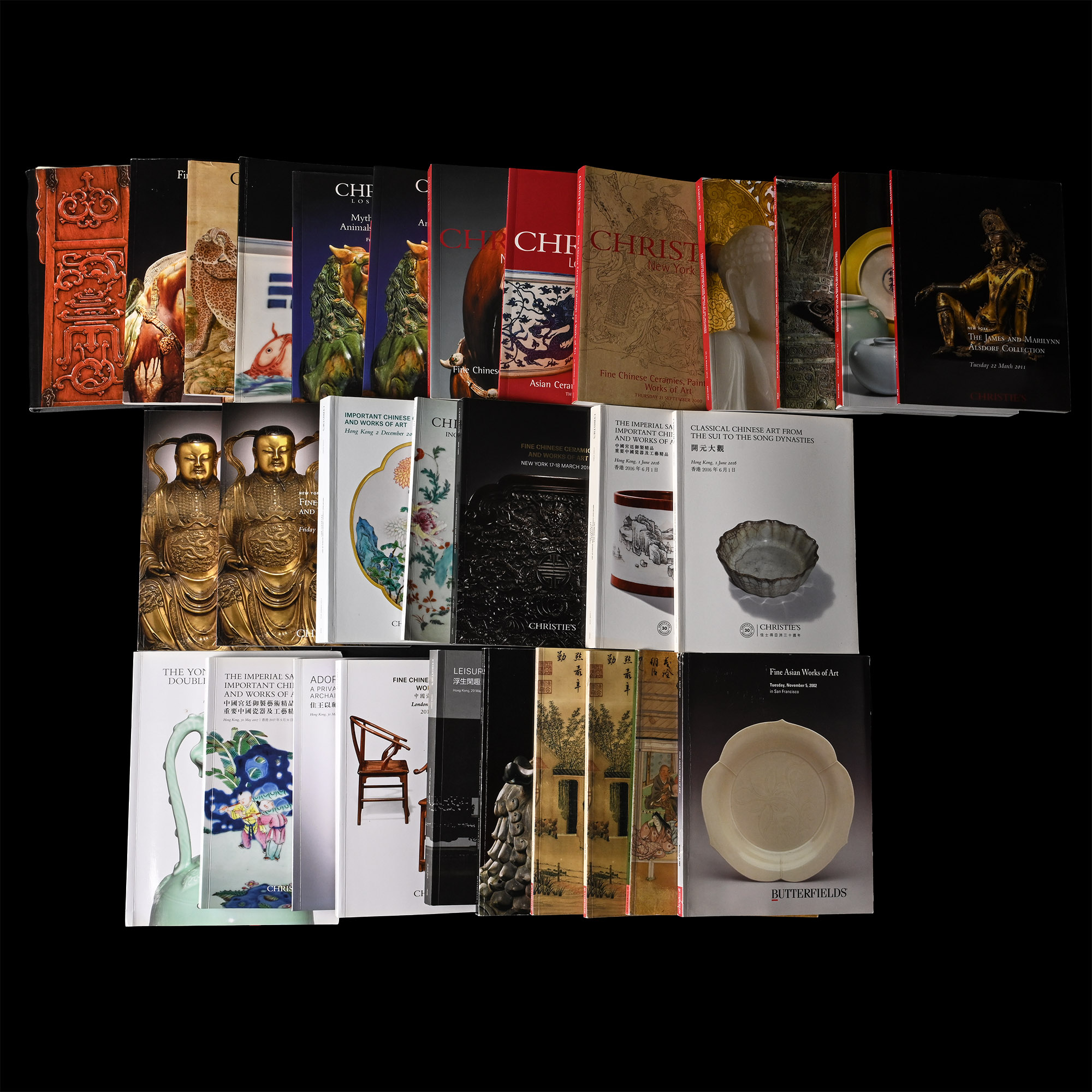 Christie's and Butterfields Chinese and Asian Art Auction Catalogue Group - 30 Titles