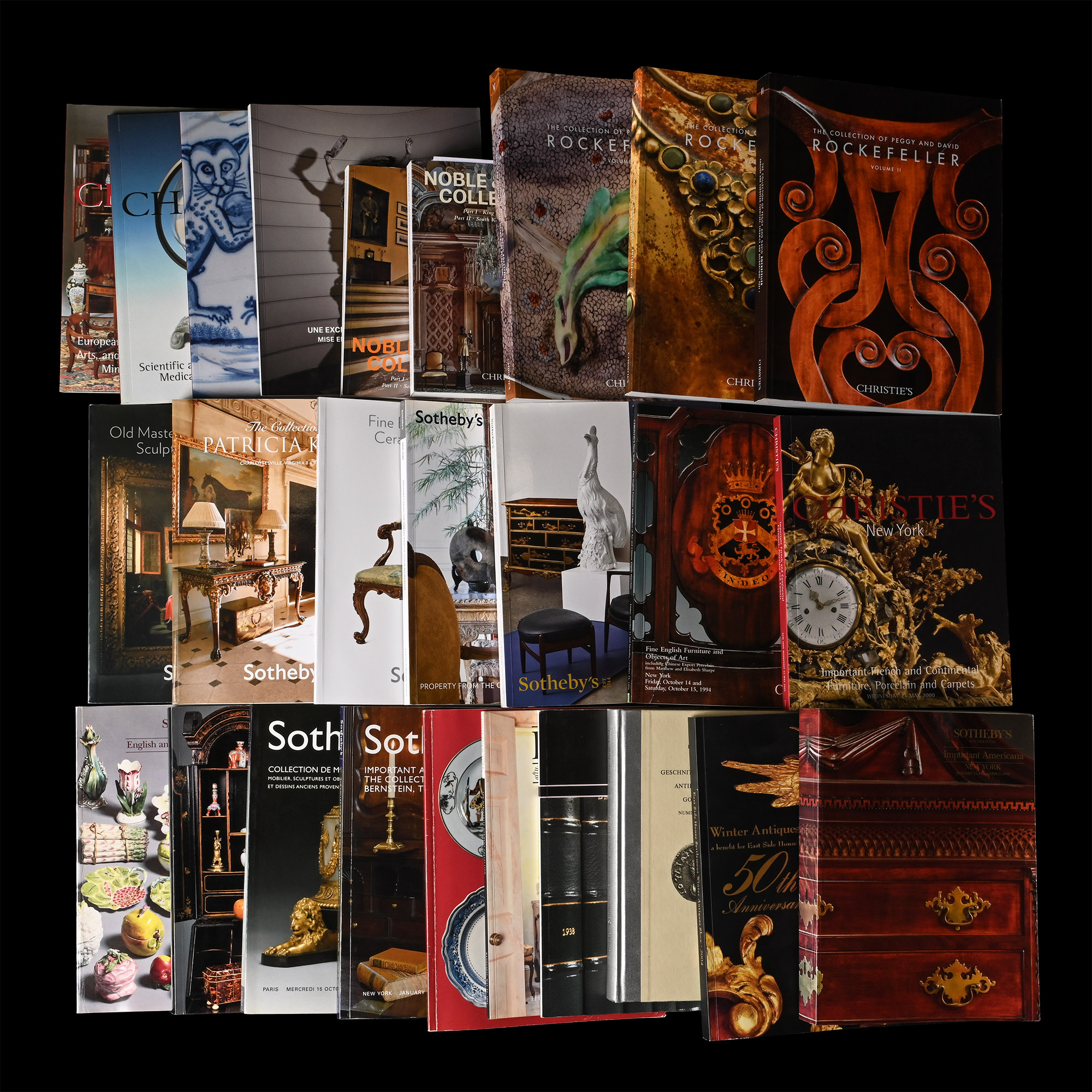 Christie's, Sotheby's and Other English, European and American Antique Art Auction Catalogues - 26 Titles