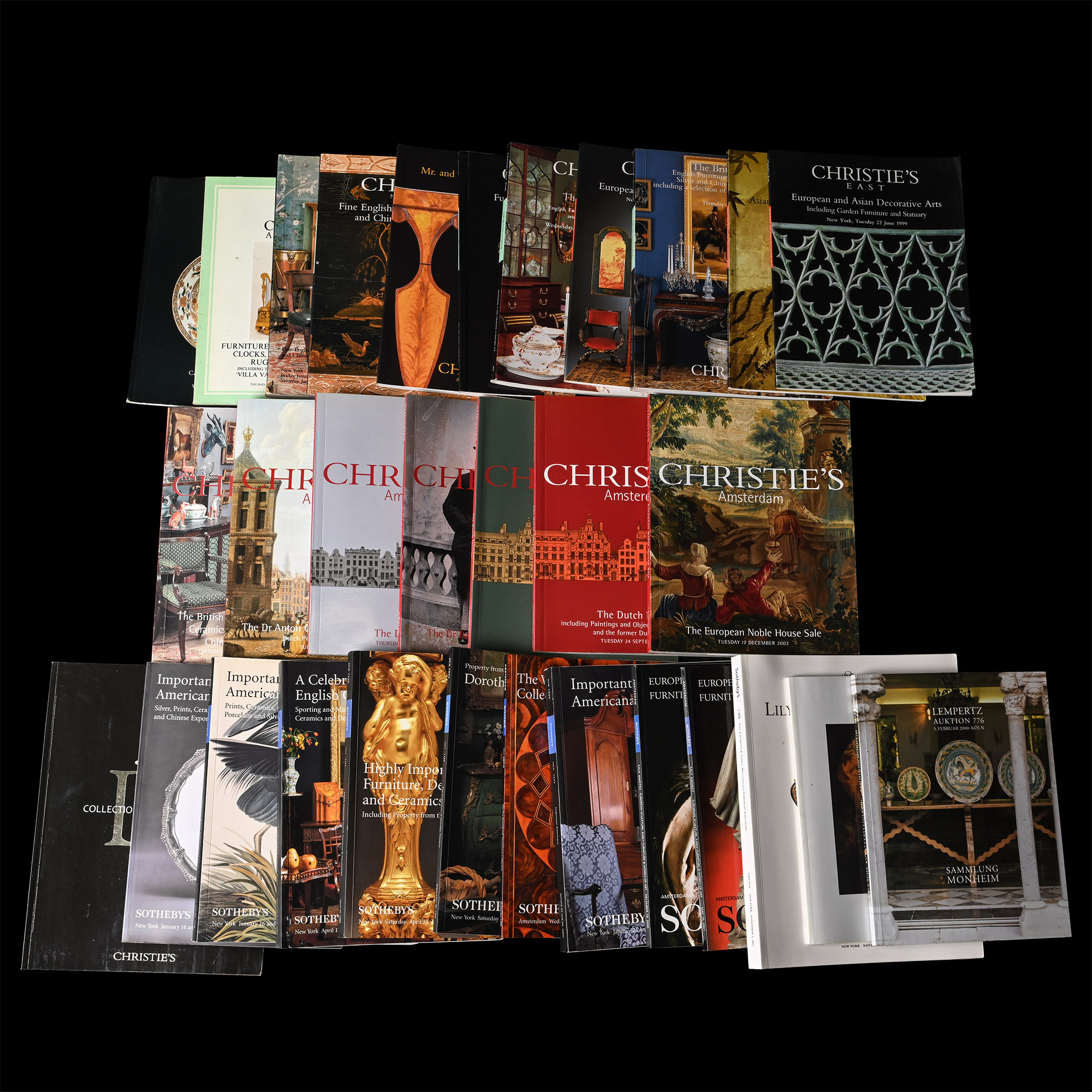 Christie's, Sotheby's and Other English, European and American Antique Art Auction Catalogues - 31 Titles