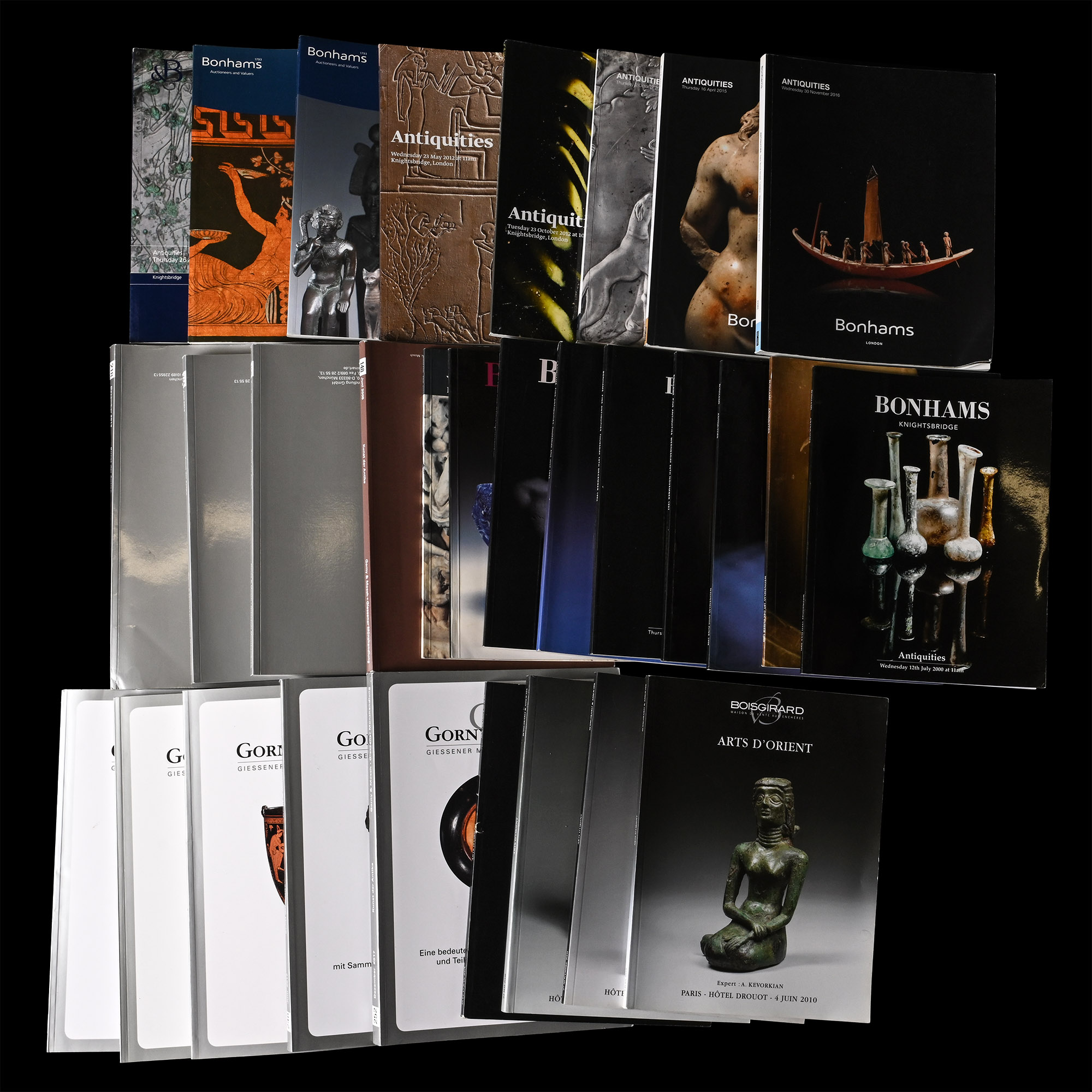 Bonhams, Boisgirard and Gorny & Mosch Antiquities and Ancient Art Auction Catalogue Group - 30 Titles