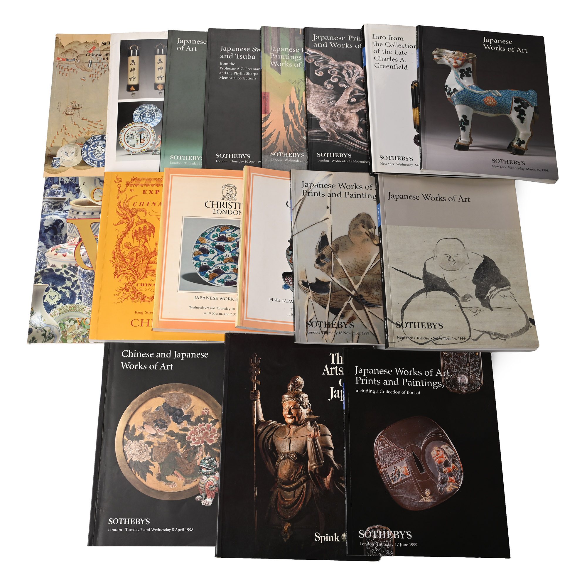 Sotheby's, Christie's and Other Japanese Art Auction Catalogue Group - 17 Titles