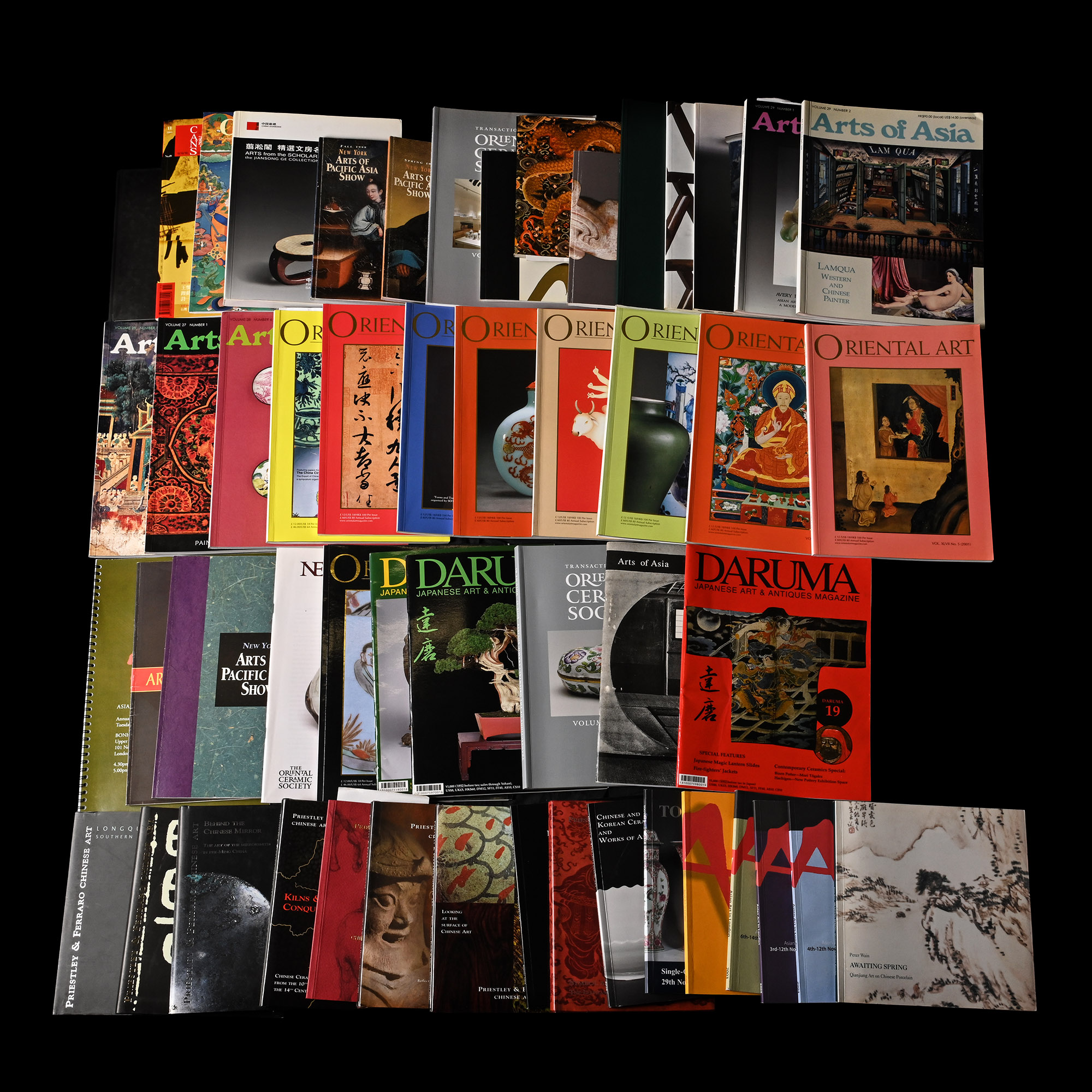 Chinese and Asian Art Exhibition, Show and Other Catalogue and Magazine Group - 53 Titles