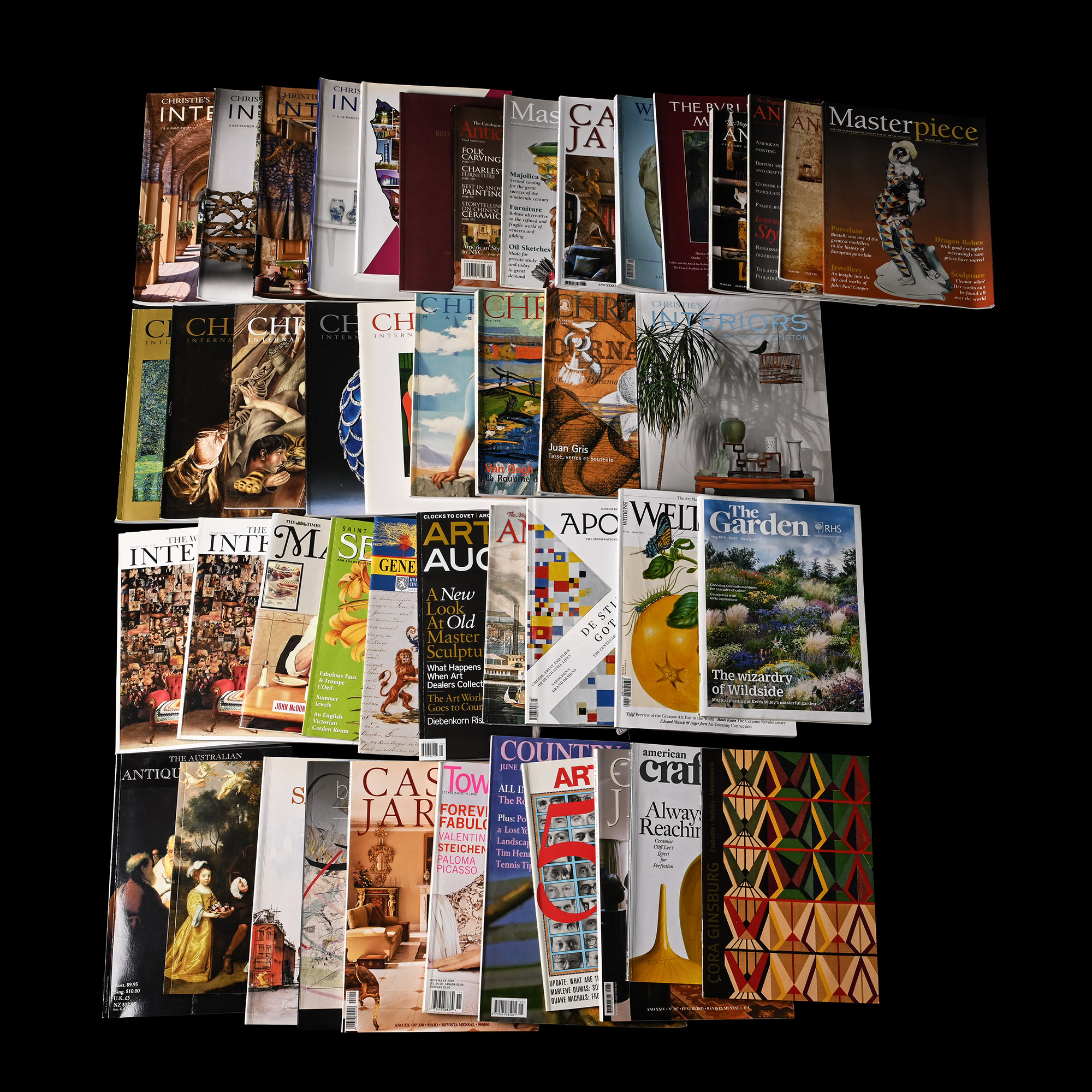 Christie's and Other Antiques, Collectibles and Interiors Magazine Group - 43 Titles