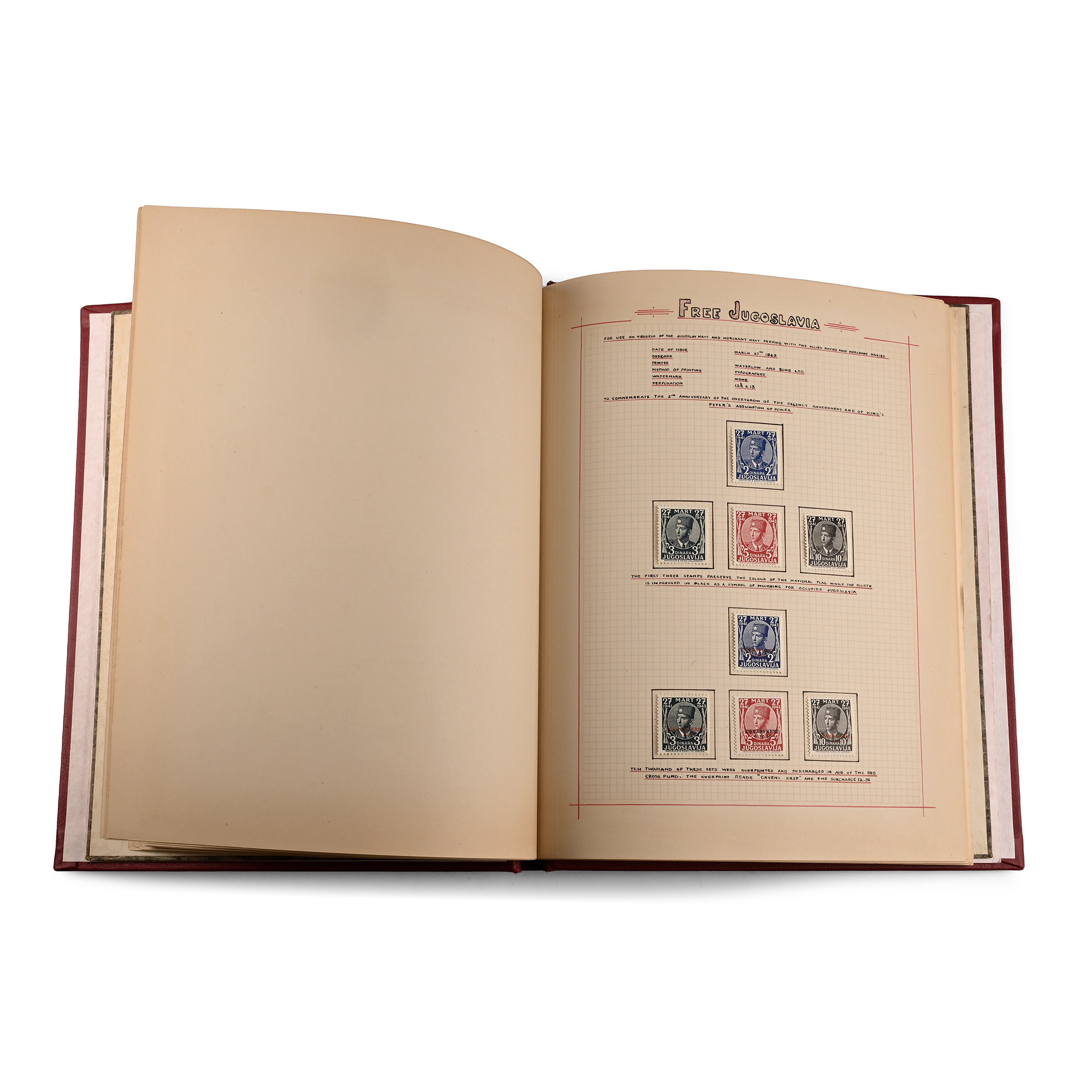 Loose-Leaf Stamp Album of Falkland Islands and Dependancies, and Others