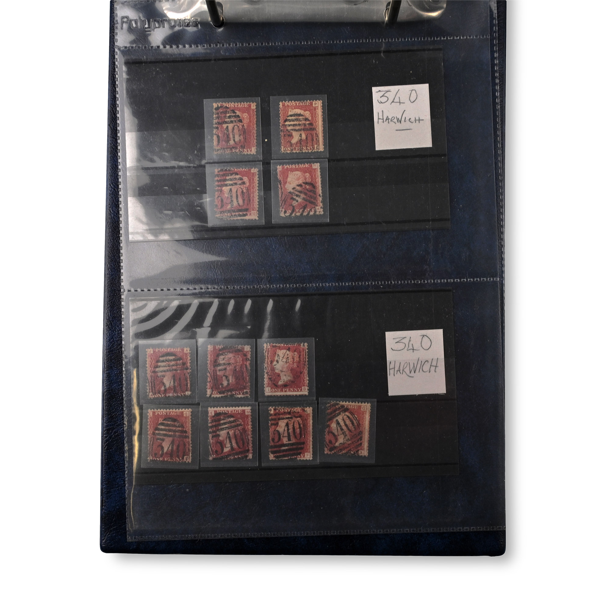 Queen Victoria Loose-Leaf Stamp Stock Book.
