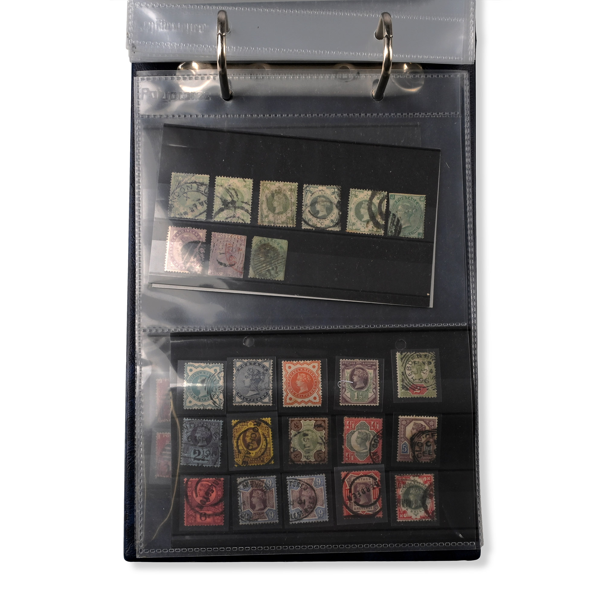Queen Victoria Loose-Leaf Stamp Stock Book.