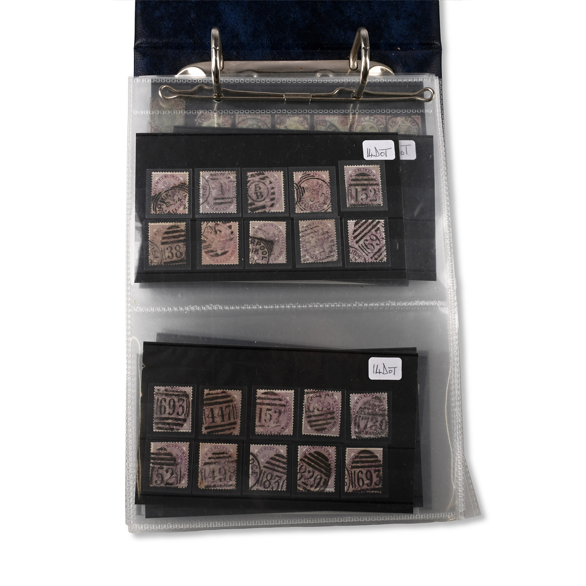 Queen Victoria Loose-Leaf Stamp Stock Book.