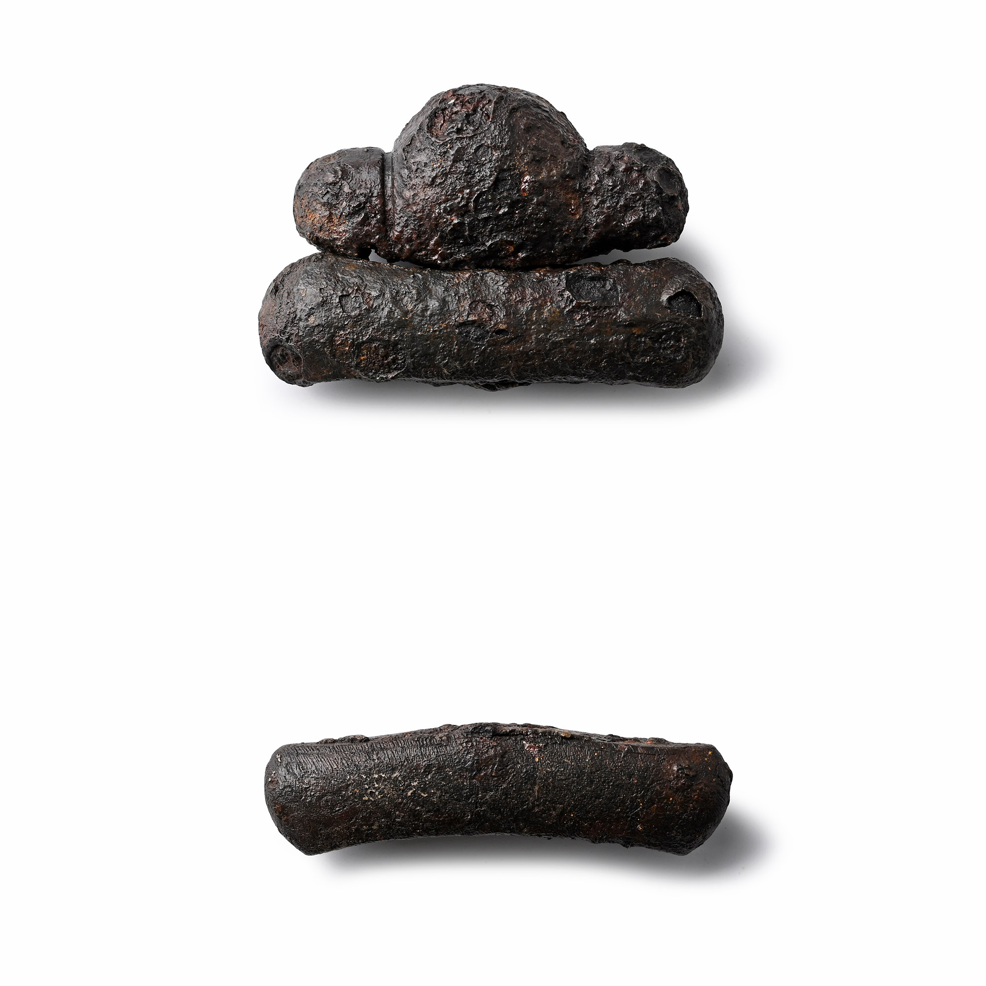 Viking Iron Sword Pommel, Upper Guard and Lower Guard