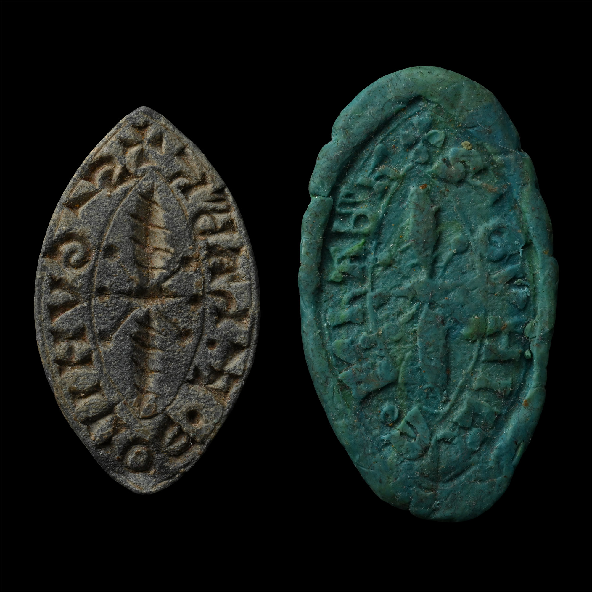 Medieval Lead Seal Matrix for Gunhild