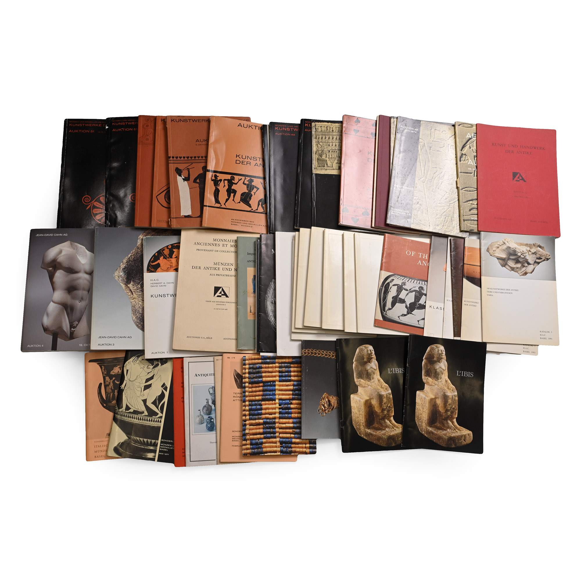 Kunstwerke der Antike, Nefer, Cahn and Other European Antiquities and Ancient Art Auction Catalogue Group - 49 Titles