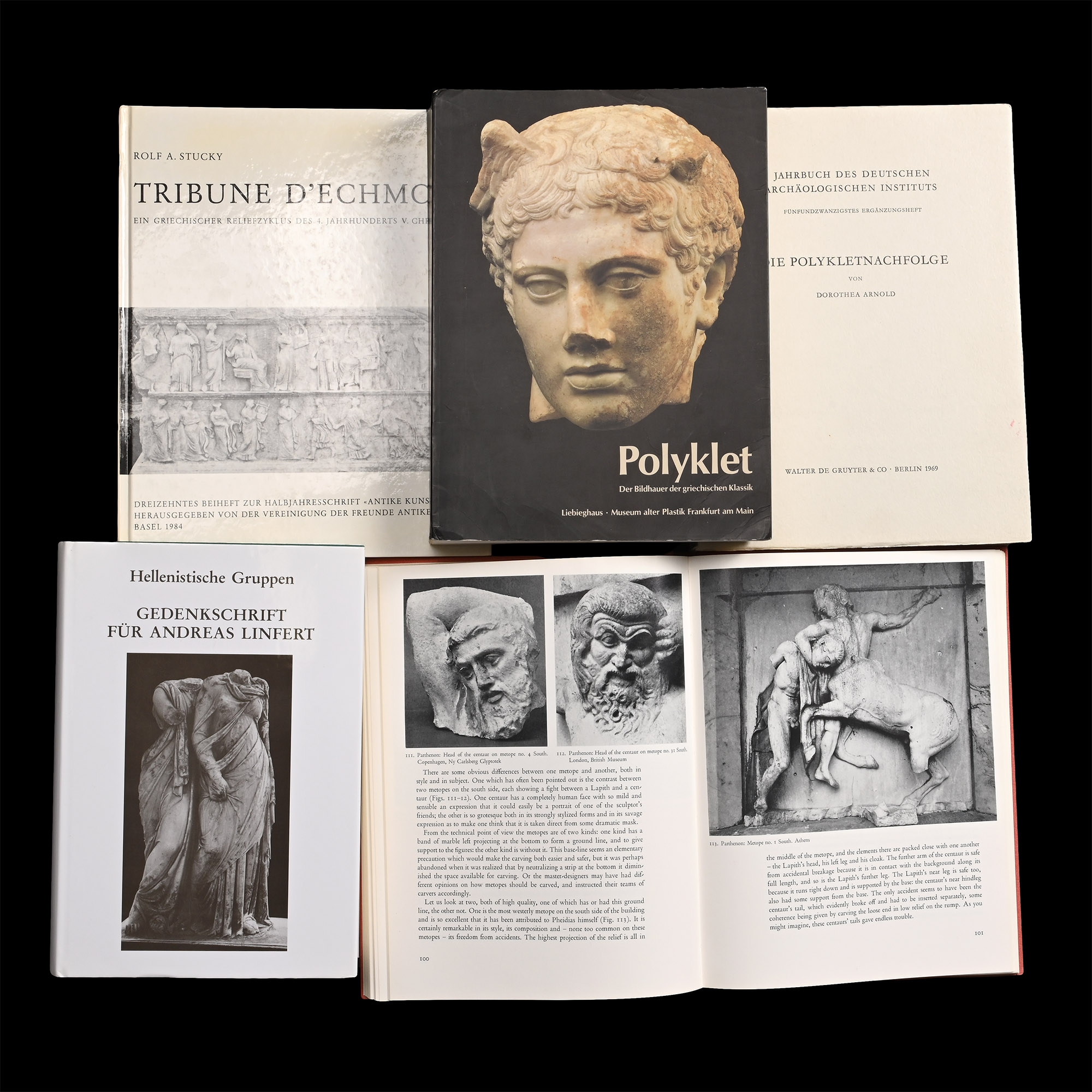 Books on Ancient Greek Marble Sculpture and Archaeology - 5 Titles