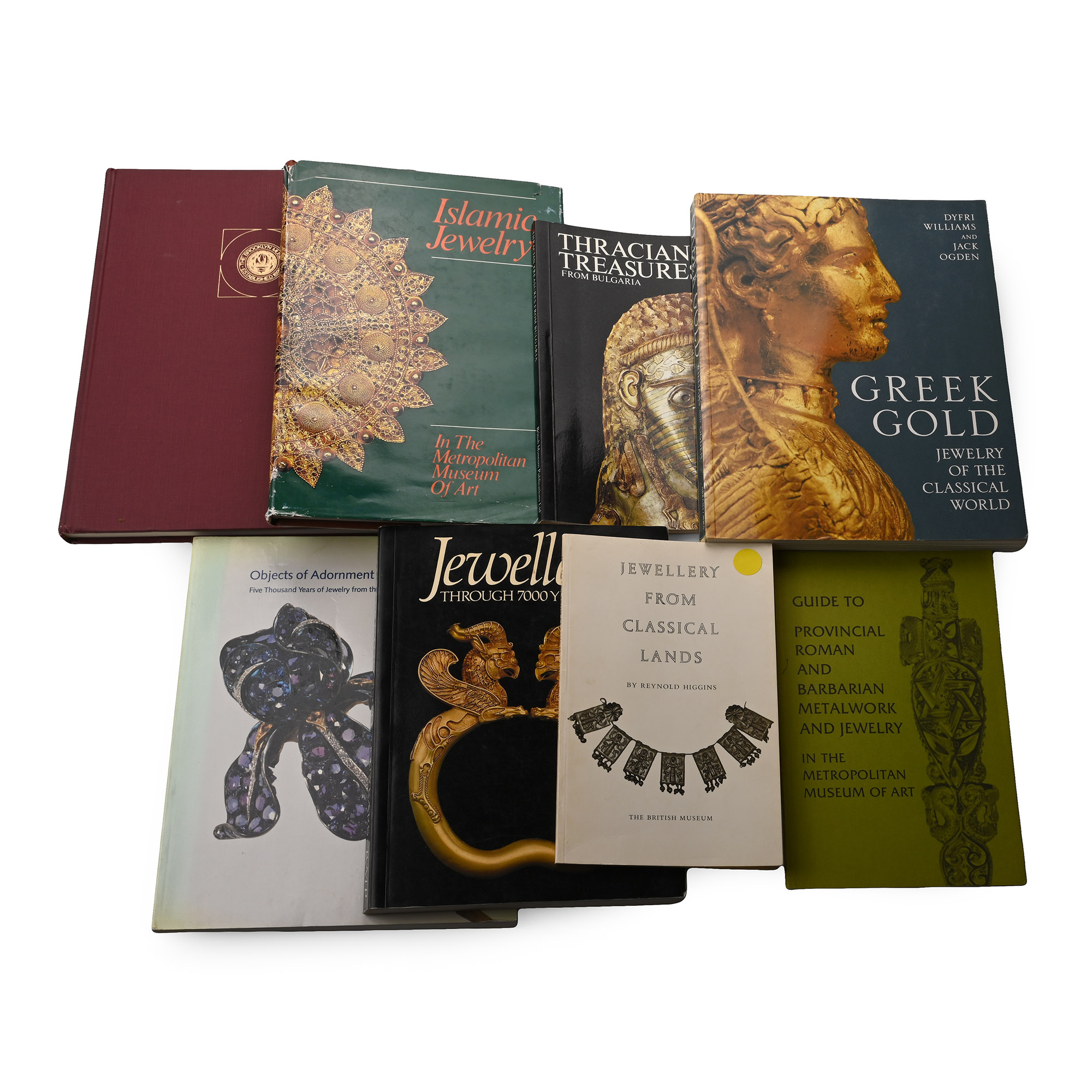Books on Ancient Greek, Other Classical and Islamic Jewellery and Metalwork - 8 Titles