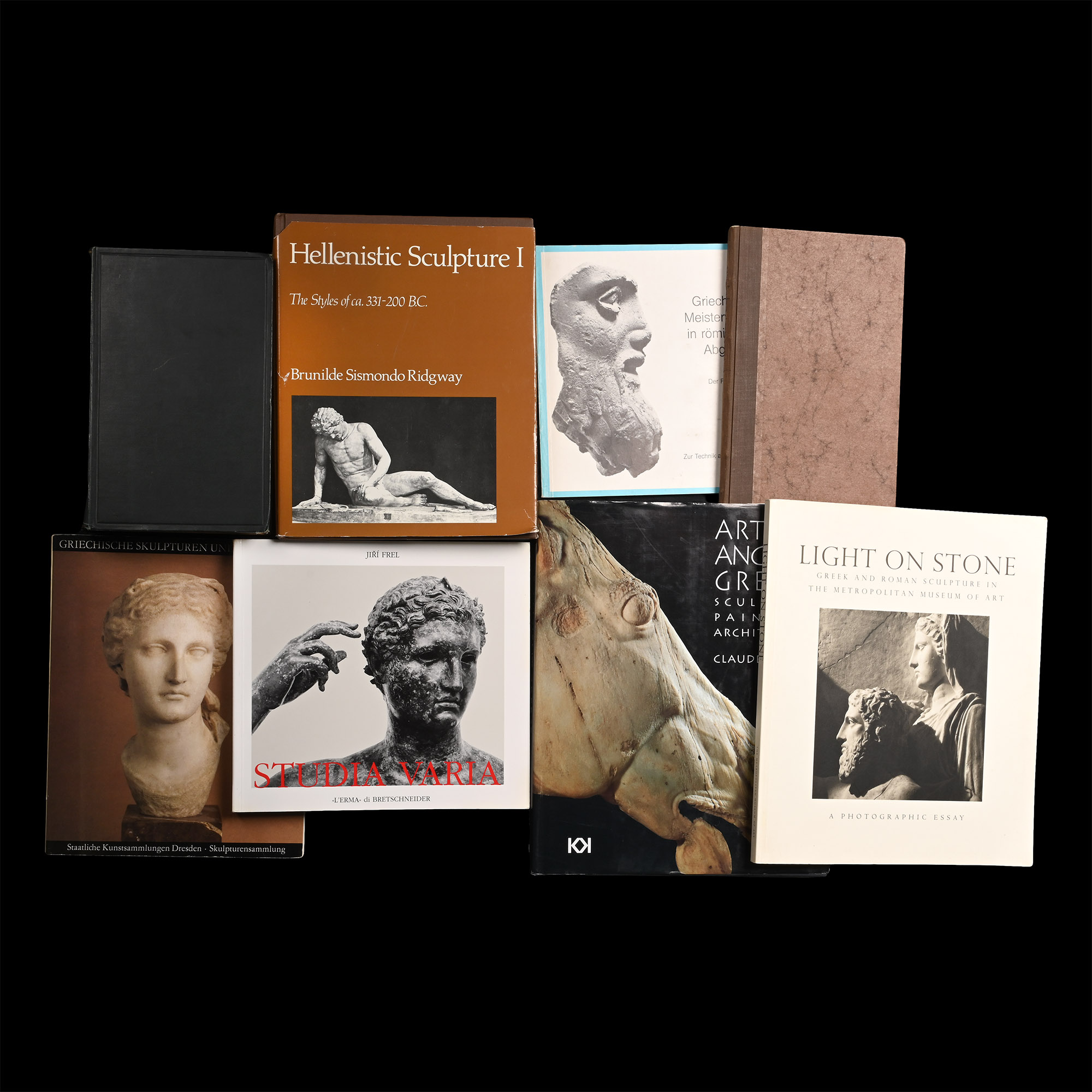 Books on Ancient Greek and Hellenistic Marble Sculpture - 8 Titles