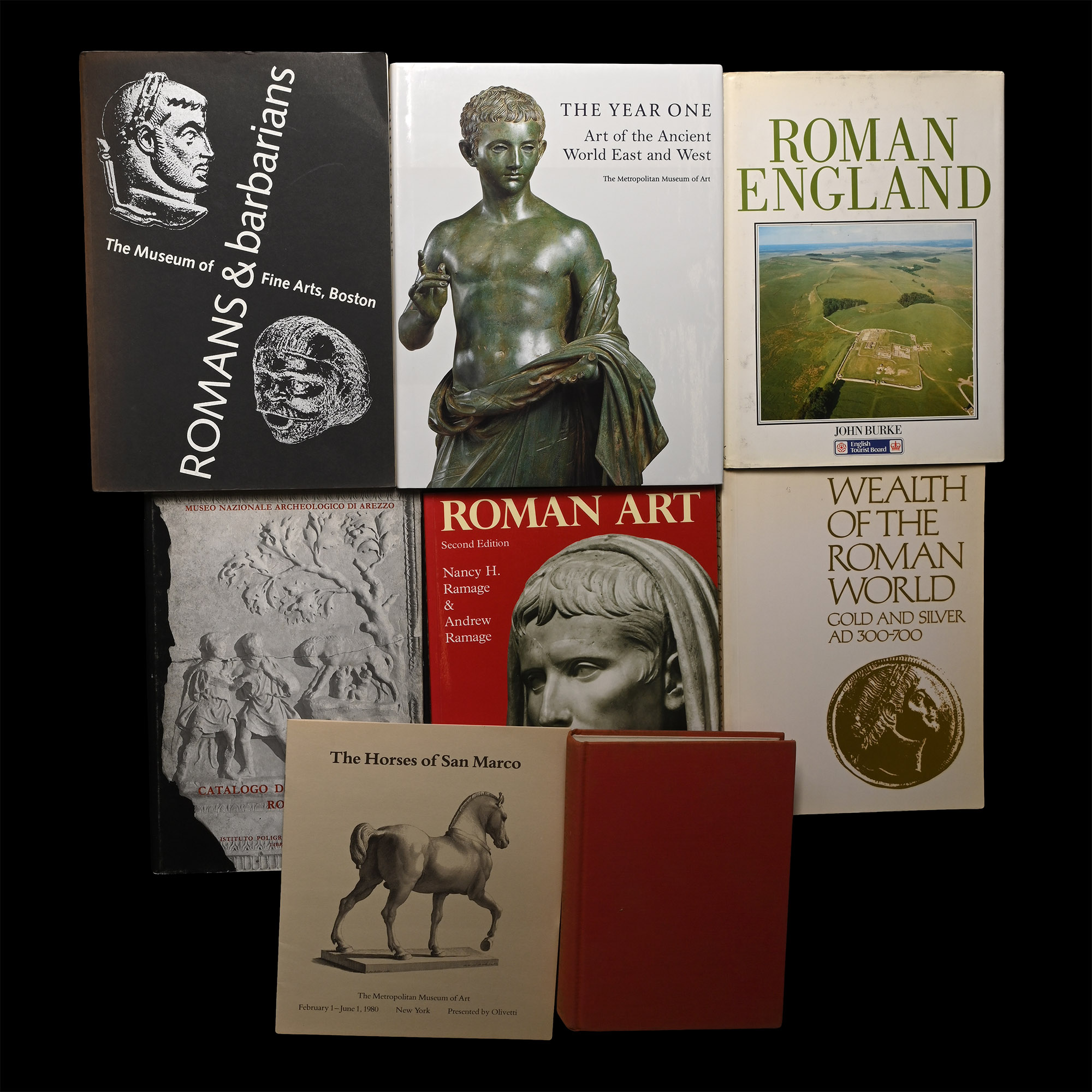 Books on Roman Art, Archaeology and Antiquities - 8 Titles