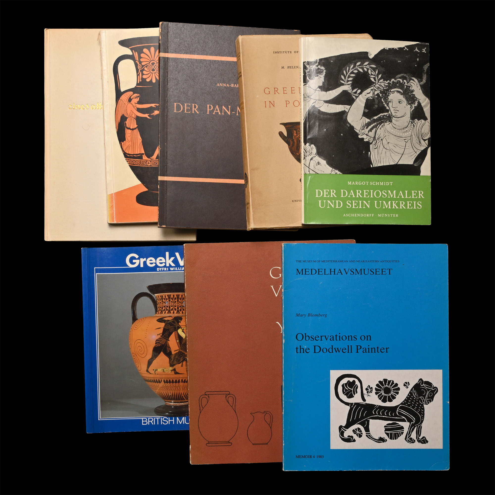 Books on Ancient Greek Pottery, Ancient Art and Archaeology - 8 Titles