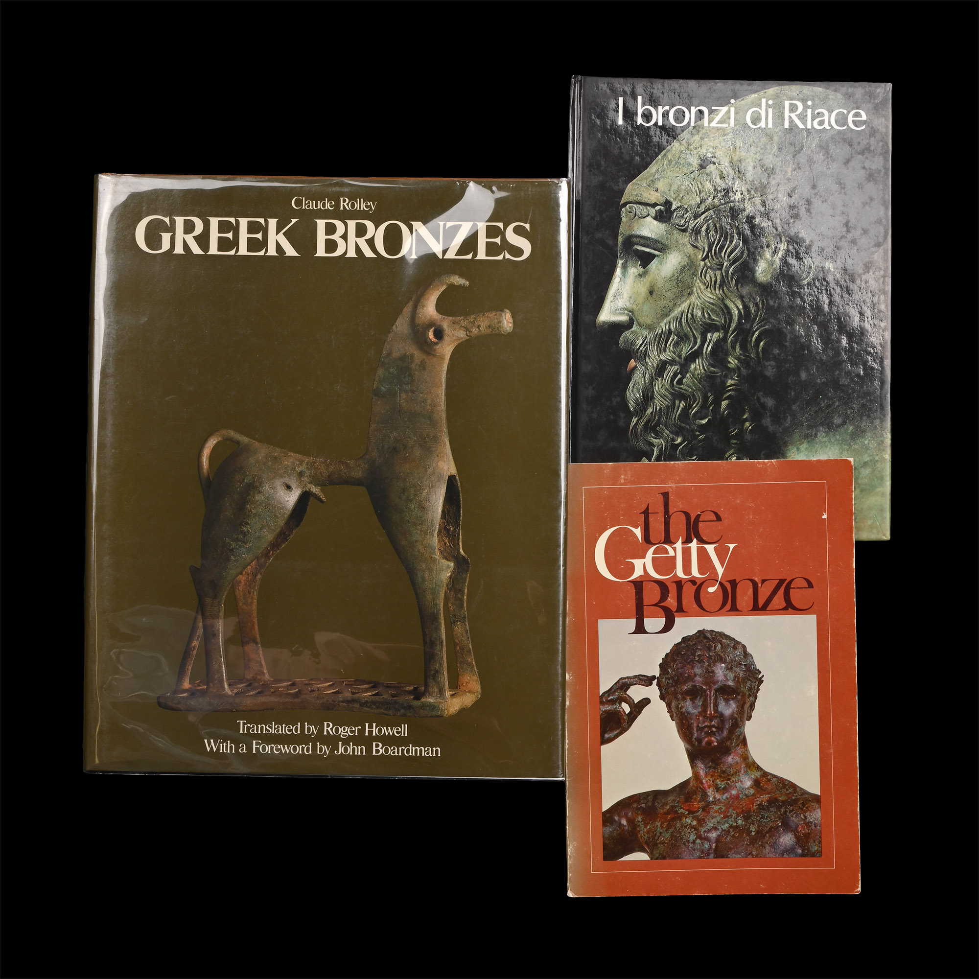 Books on Ancient Greek Bronze Antiquities, Ancient Art and Archaeology - 3 Titles
