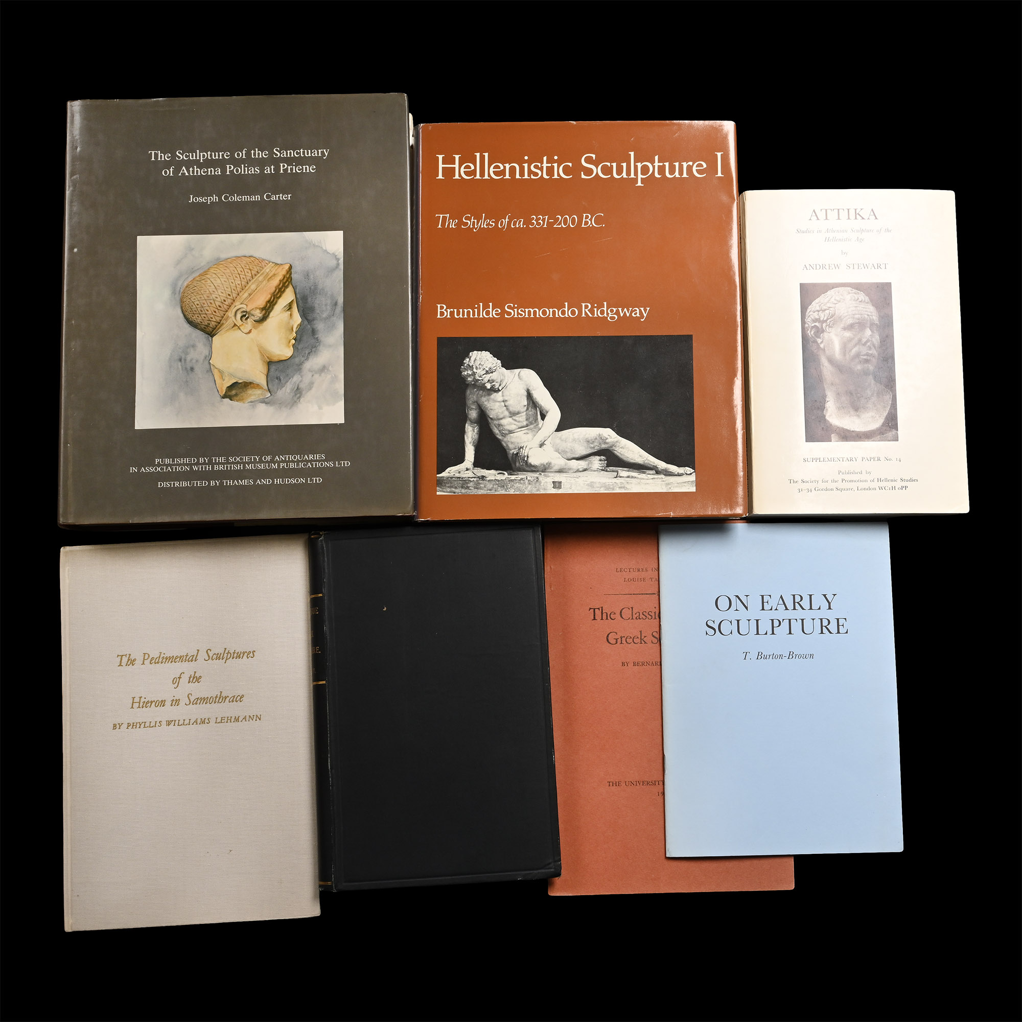 Books on Greek Sculpture, Ancient Art and Archaeology - 7 Titles