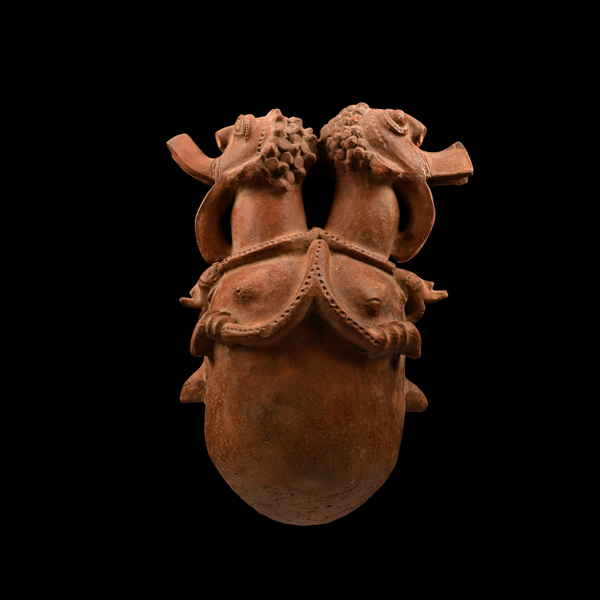 Large African Style Terracotta Vessel