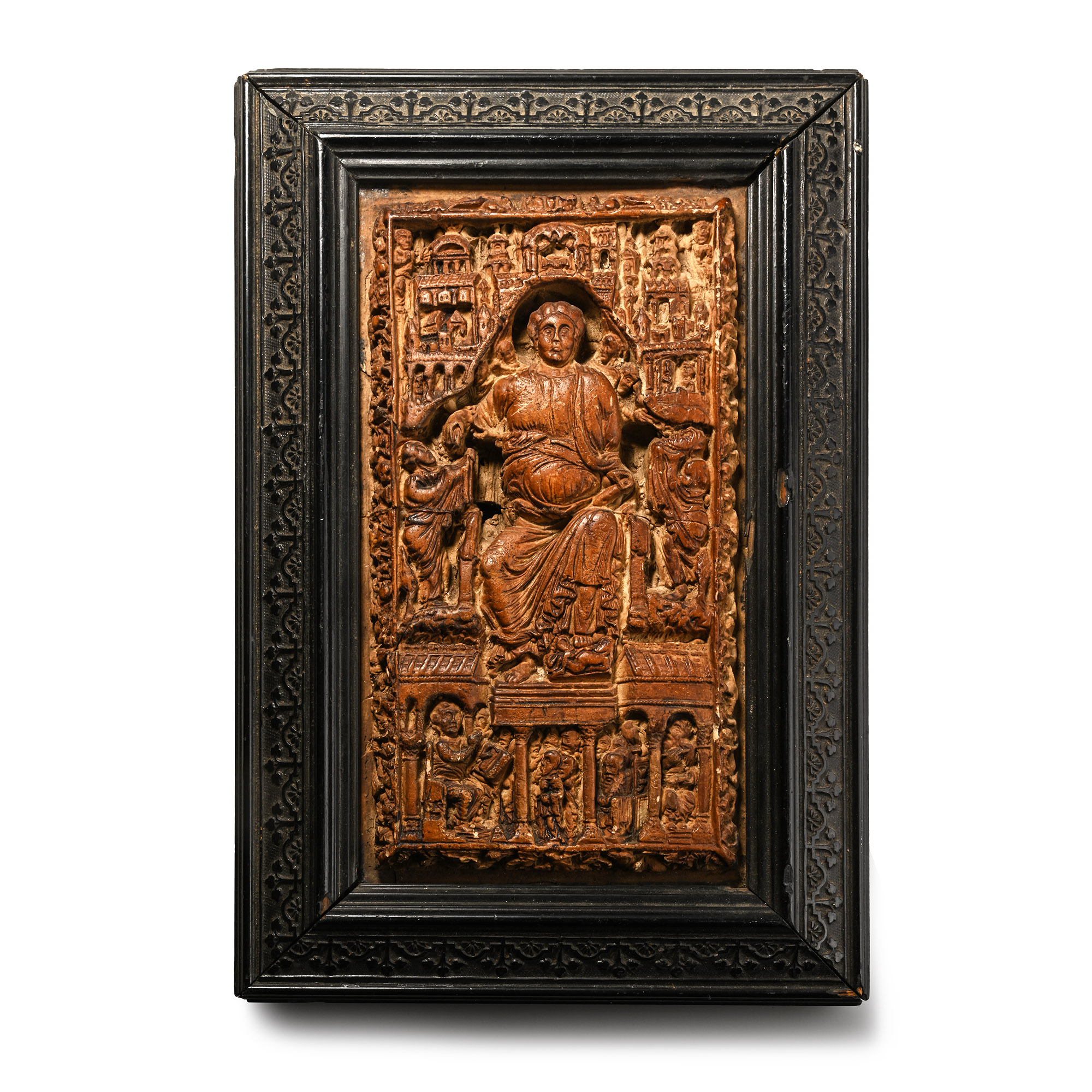 Carved Meerschaum Religious Panel