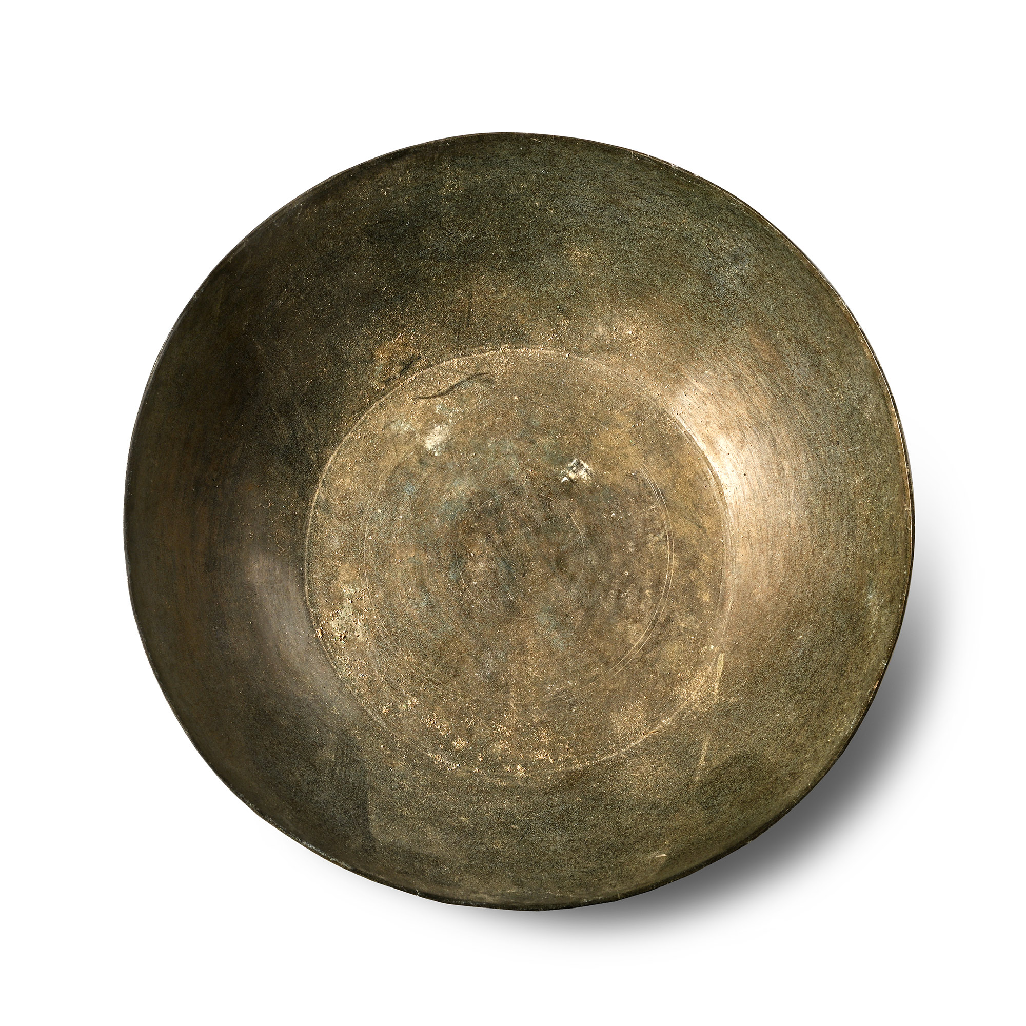 Sasanian Polished Bronze Bowl