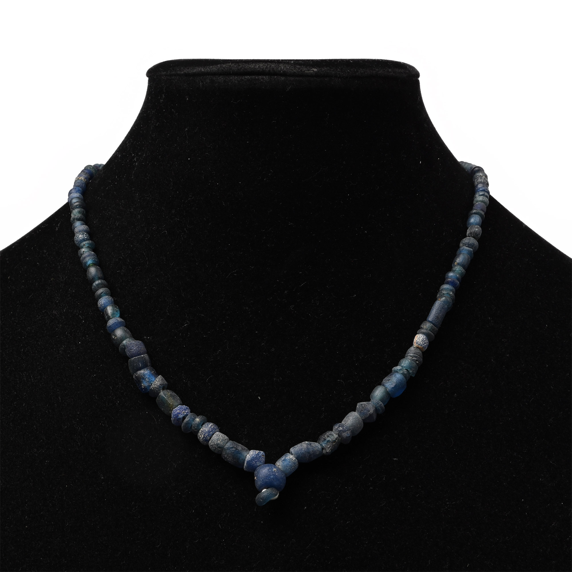 Roman Blue Glass Bead Necklace String
