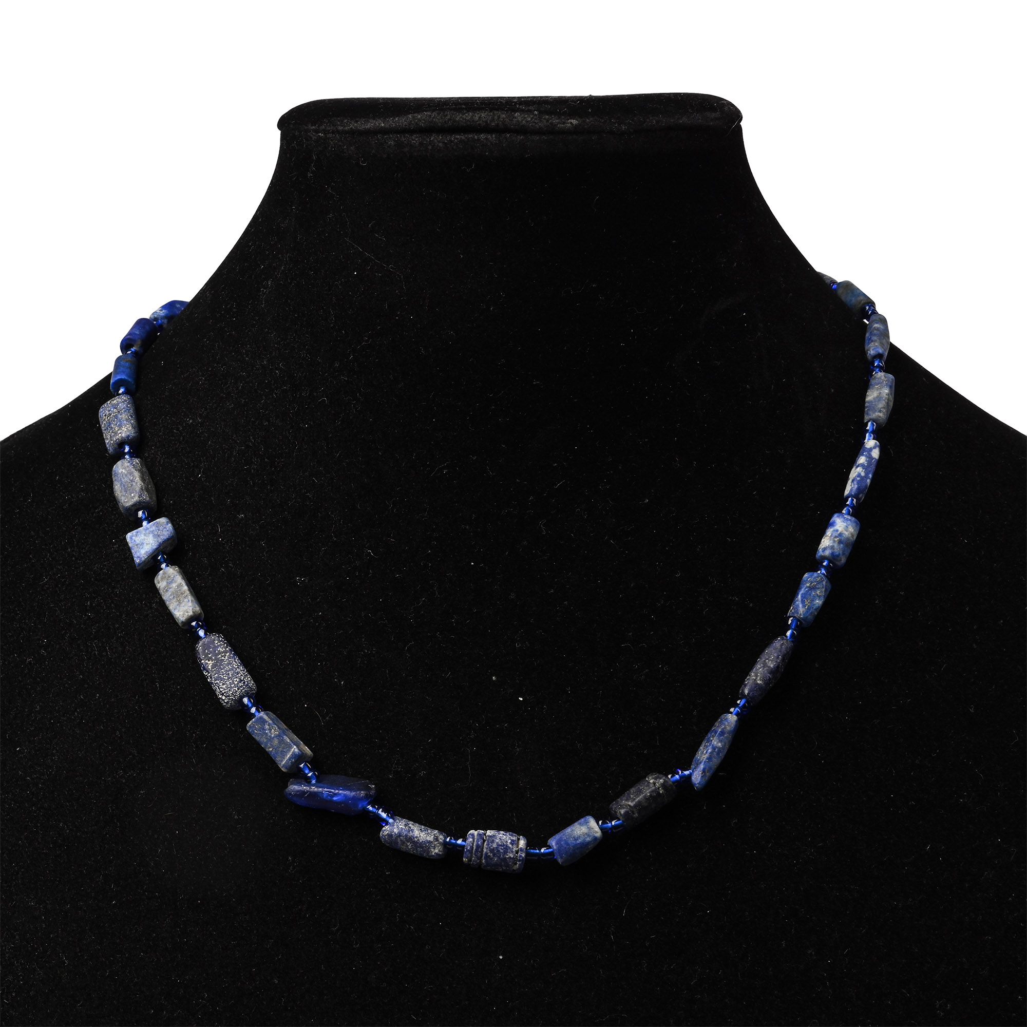 Western Asiatic Style Lapis Lazuli Bead Necklace String