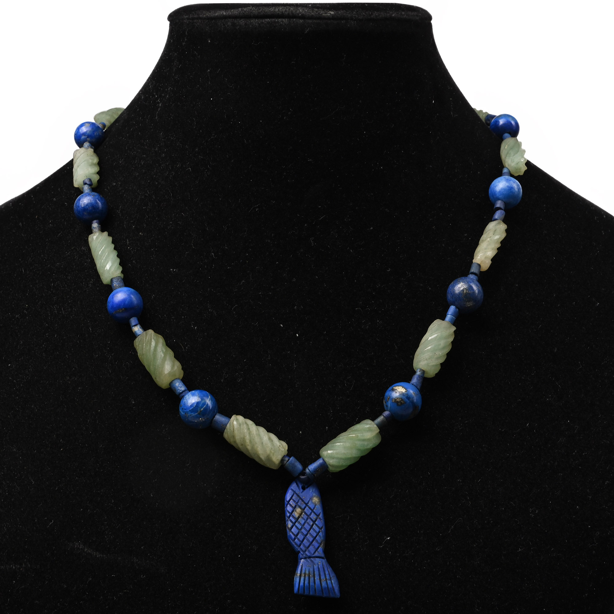 Western Asiatic Style Lapis Lazuli and Other Bead Necklace String