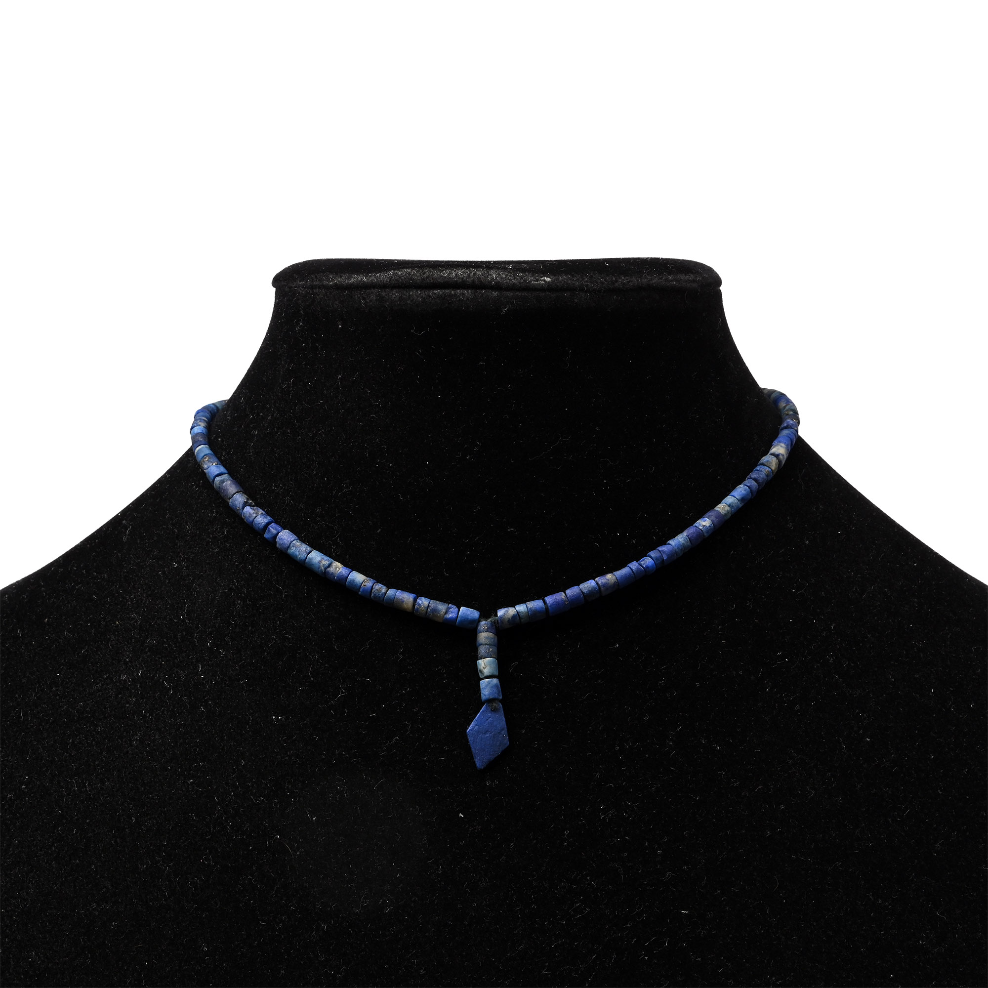 Western Asiatic Style Lapis Lazuli Bead Necklace String