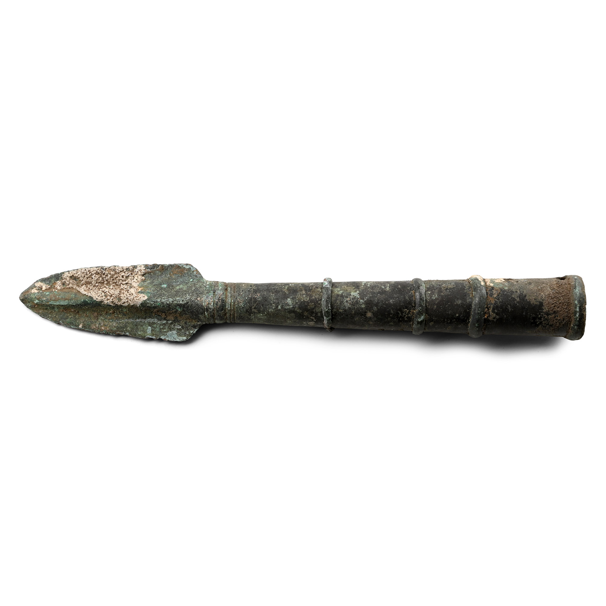 Luristan Bronze Socketted Spearhead
