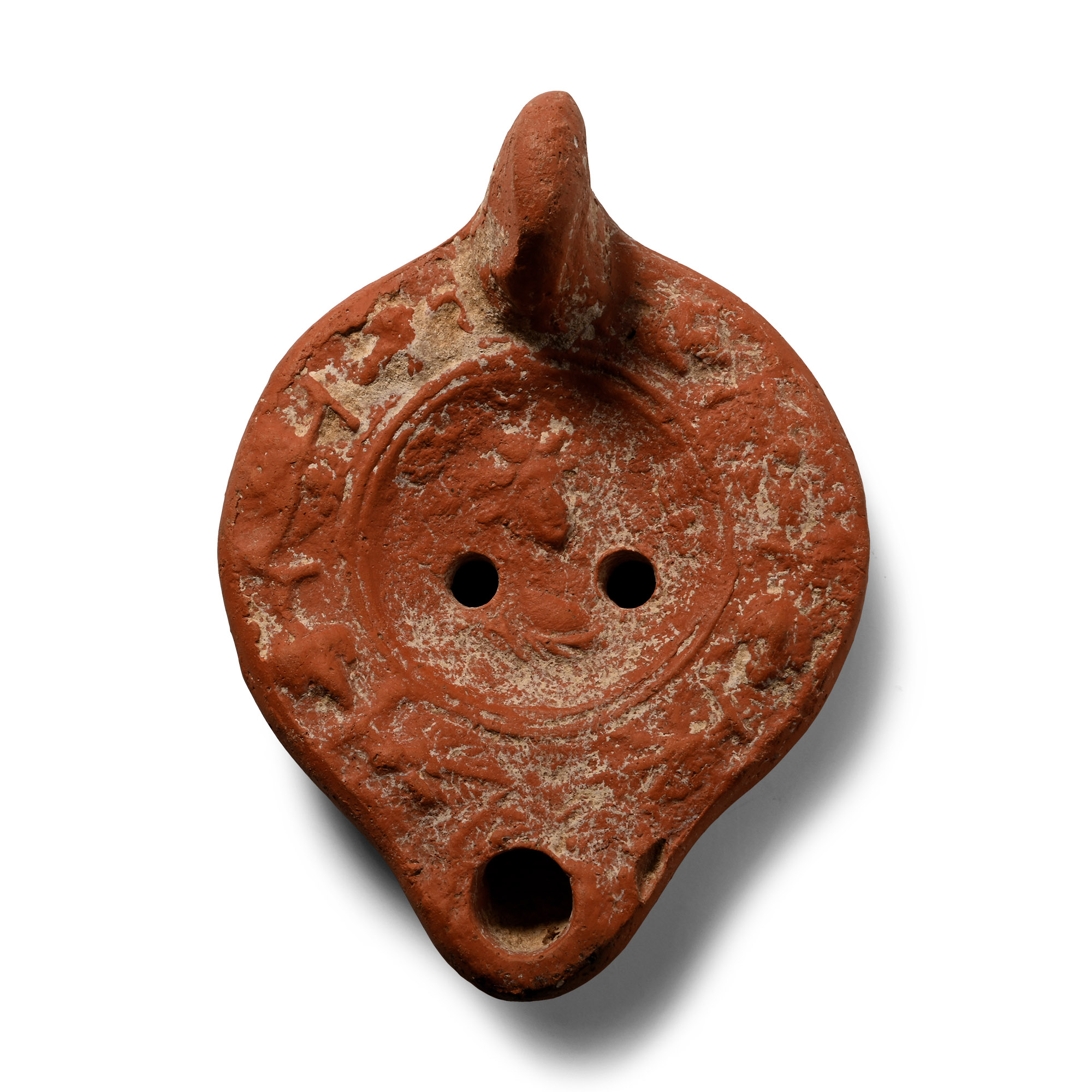 Roman 'Thurburbo Major' Terracotta Oil Lamp