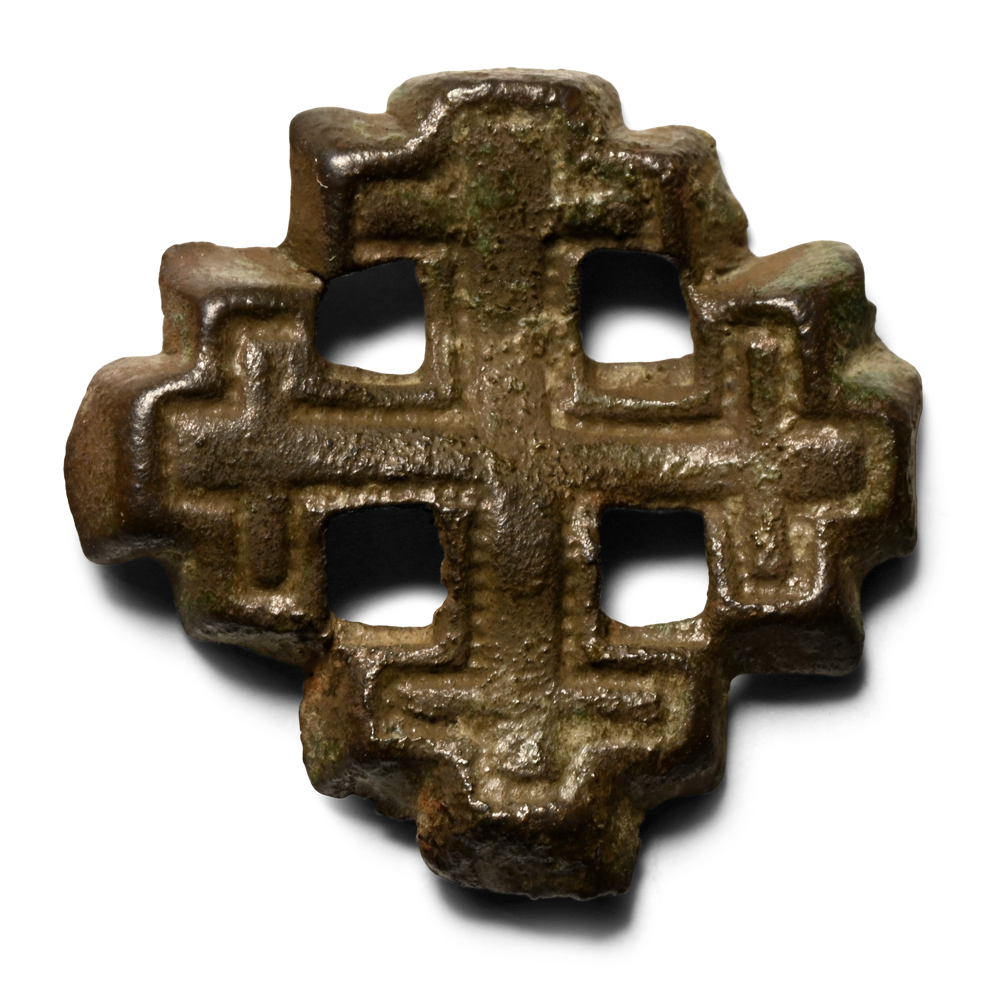 Medieval Bronze Knight's Holy Sepulchre Badge