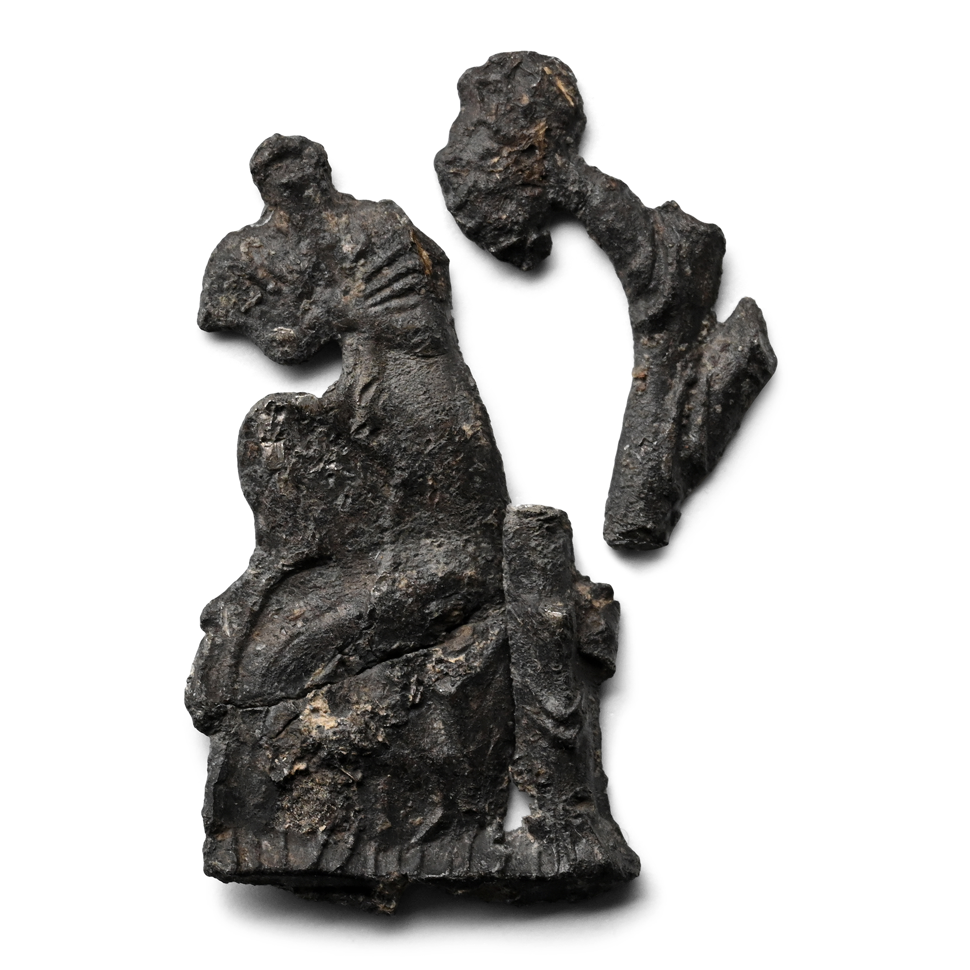 Medieval Pewter Pilgrim's Badge Fragment